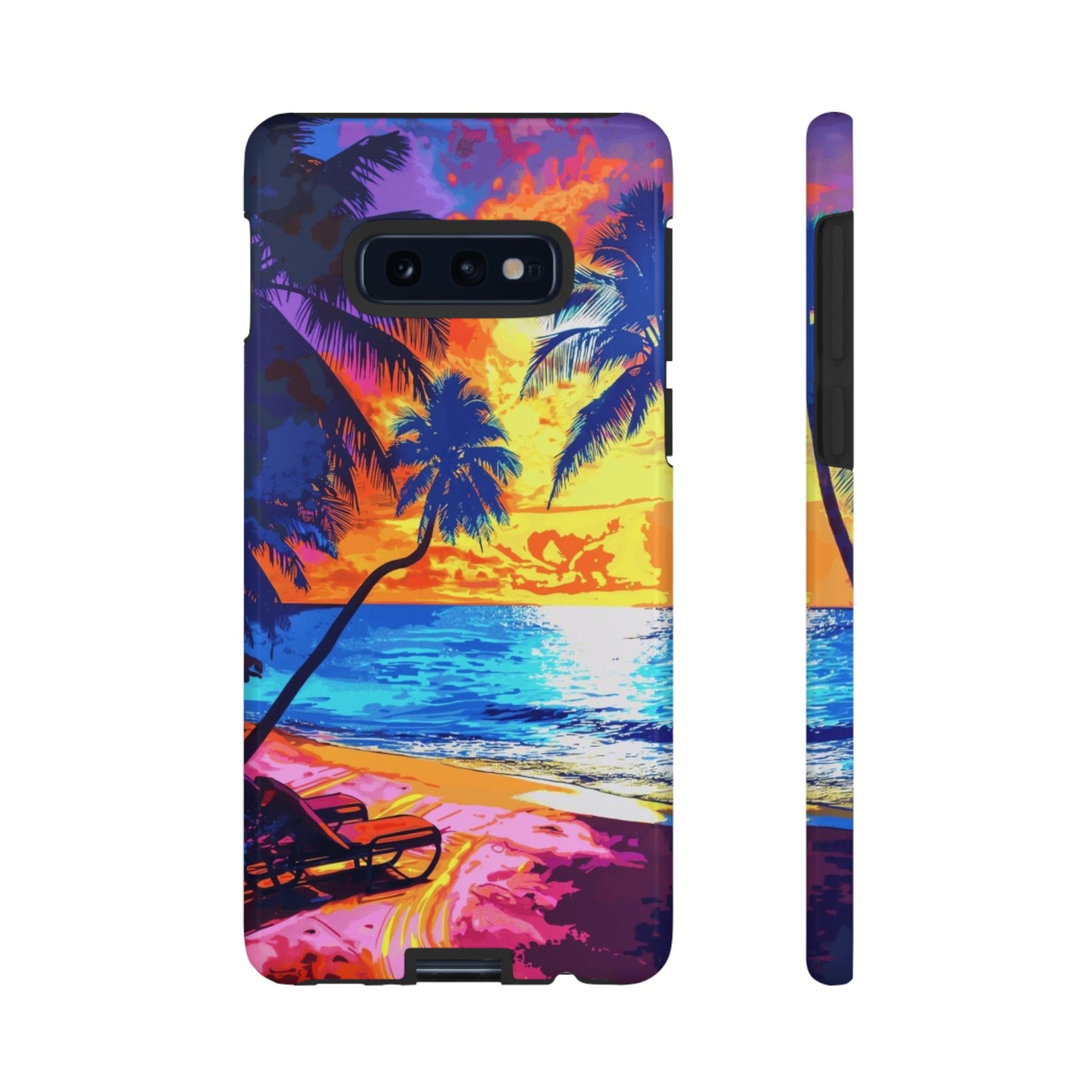 Sunset Bliss: Lisa Frank Style Android Phone Case