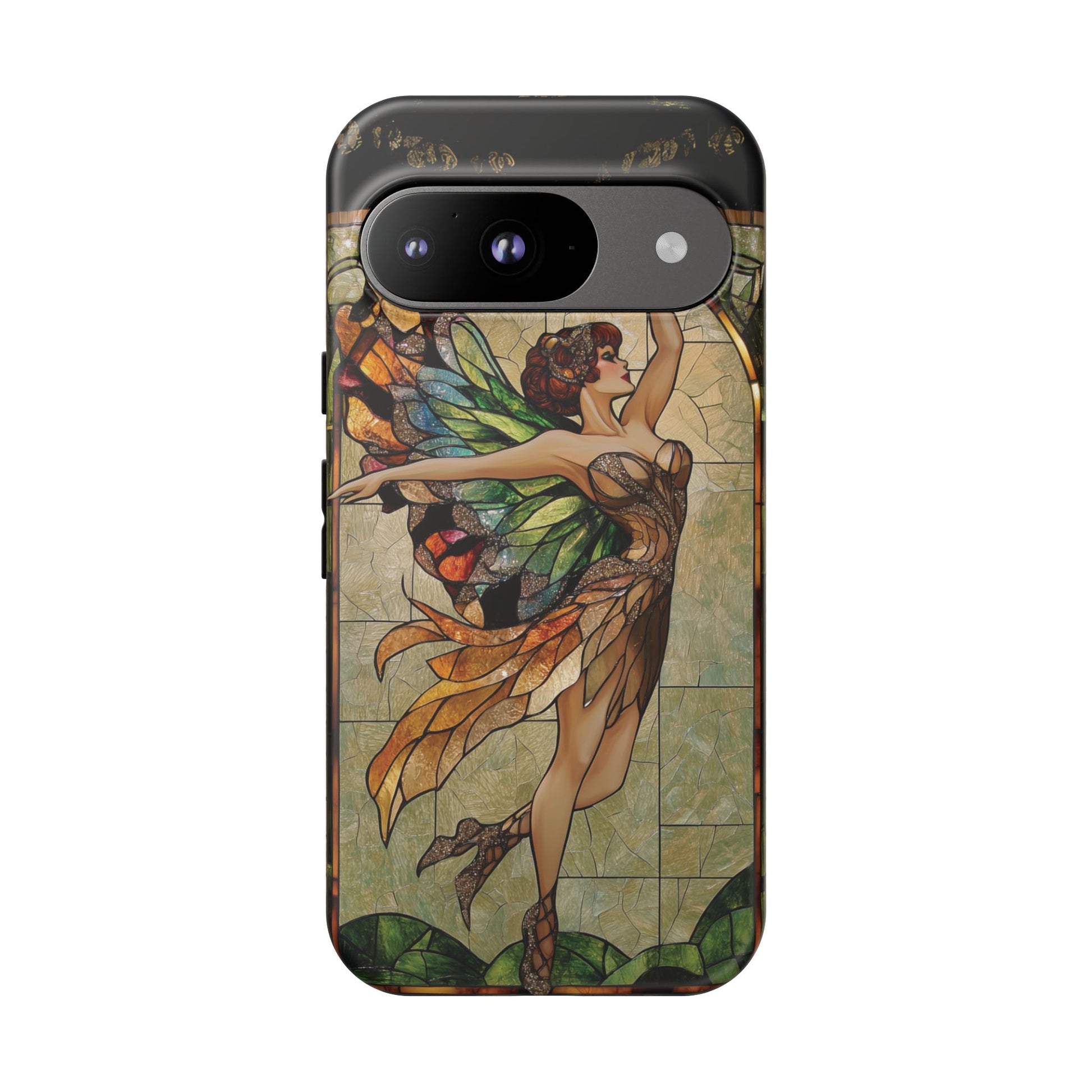 Fairy Phone Case Art Deco Woman Phone Case 1920s Art Nouveau Design in Stained Glass Alphonse Mucha Style Gatsby Style Poster