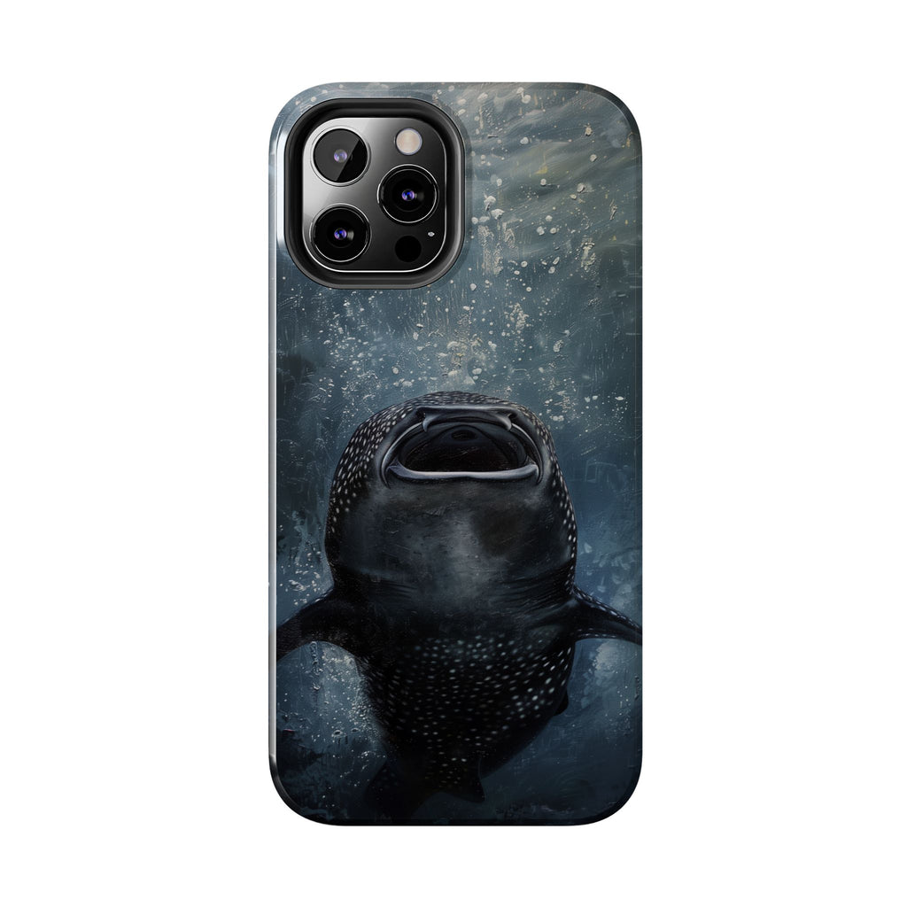 Rising Majesty: Whale Shark Feeding Tough Phone Case