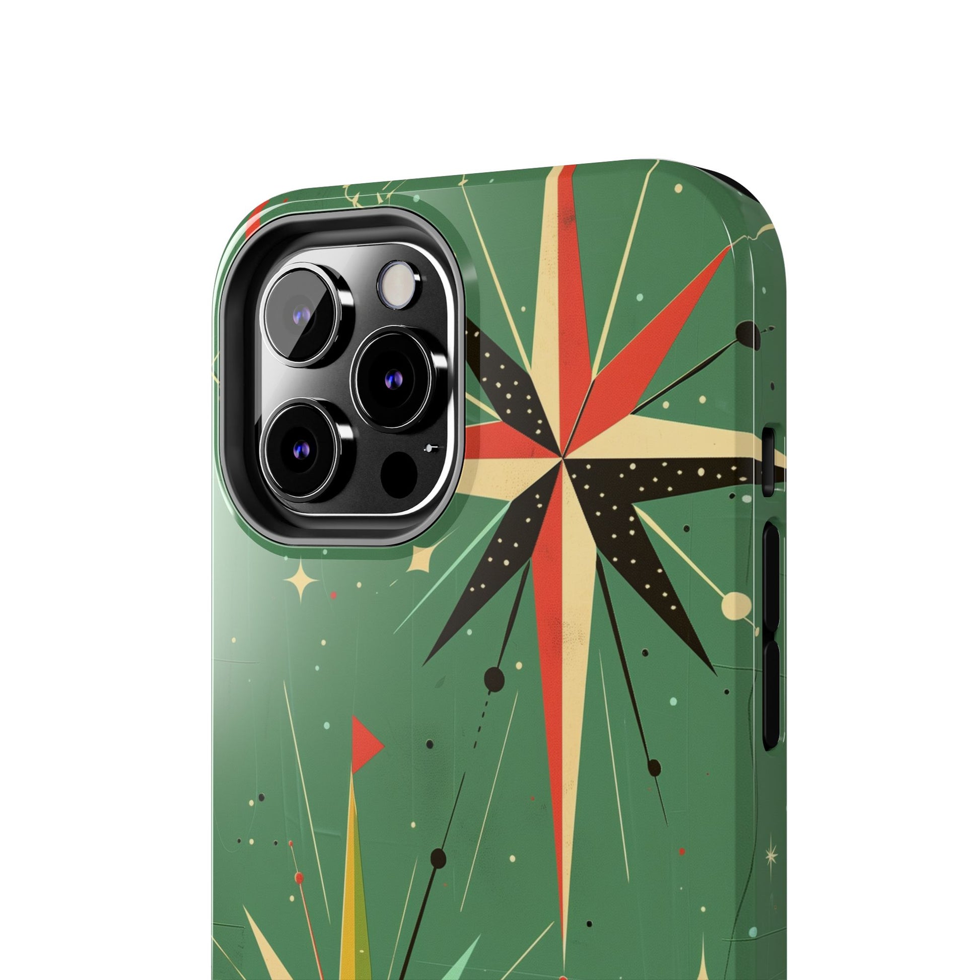 Mid Century Modern Star Design Phone Case, Earth Tone Colors, Retro Style Smartphone Cover, Vintage Phone Case, iPhone 14 Case, Apple iPhone
