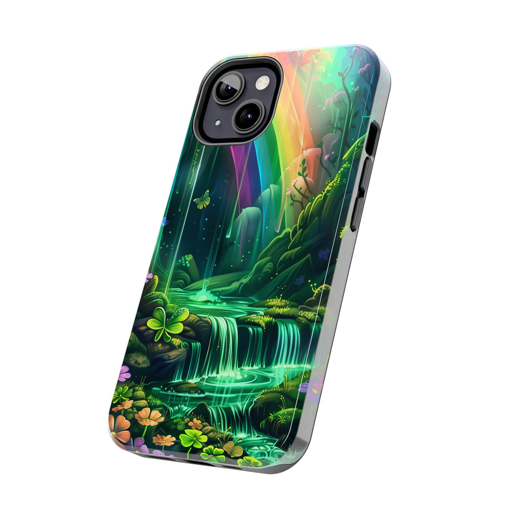 St. Patrick's Day Durable Phone Case, Lucky Phone Case Design, Durable Irish Luck Protective Cover, Holiday Gift Idea