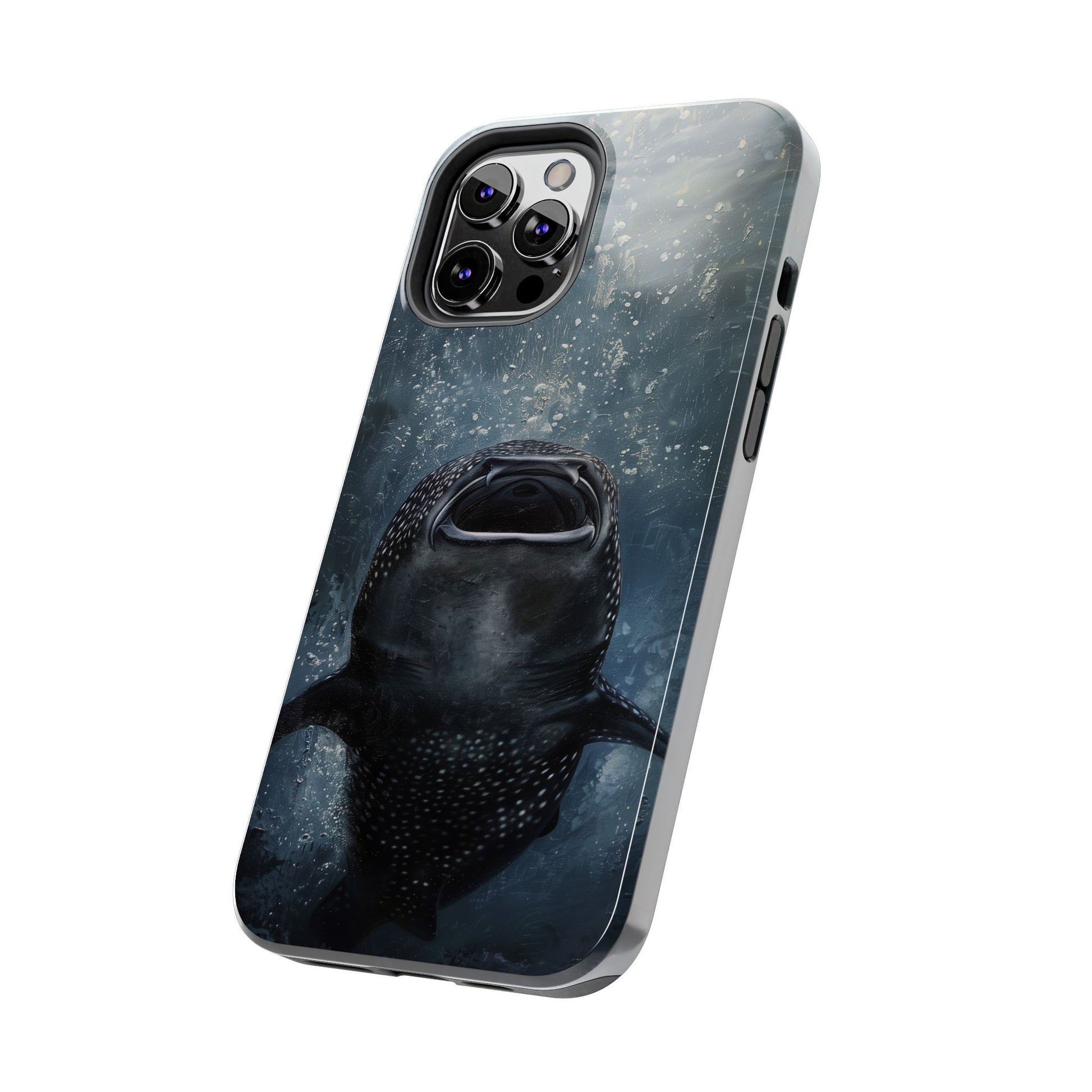 Rising Majesty: Whale Shark Feeding Tough Phone Case