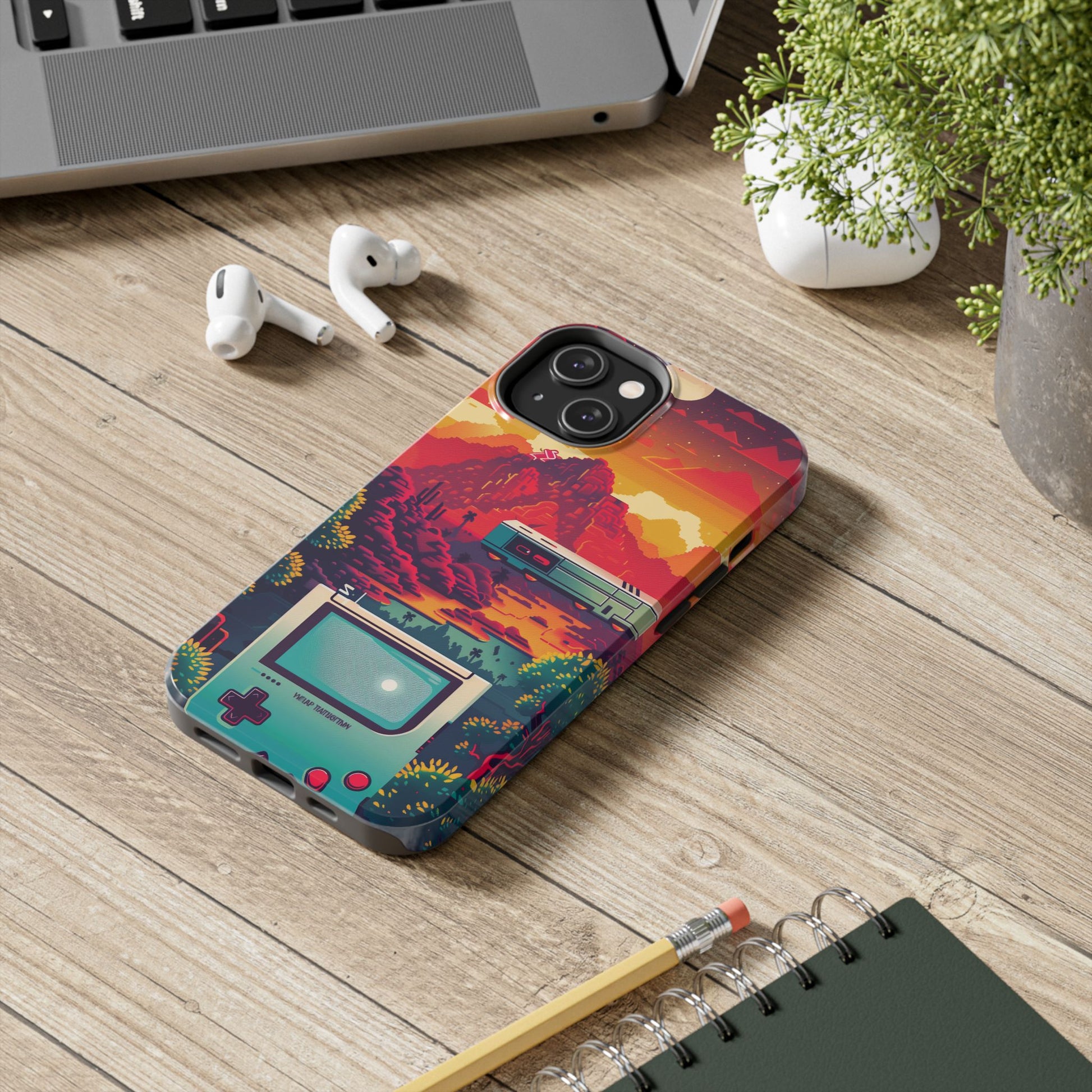 Durable iPhone Case with Alternative Universe Game Console Design - Protective Phone Cover - Fun and Sturdy Gaming Accessory - Gamer Gift
