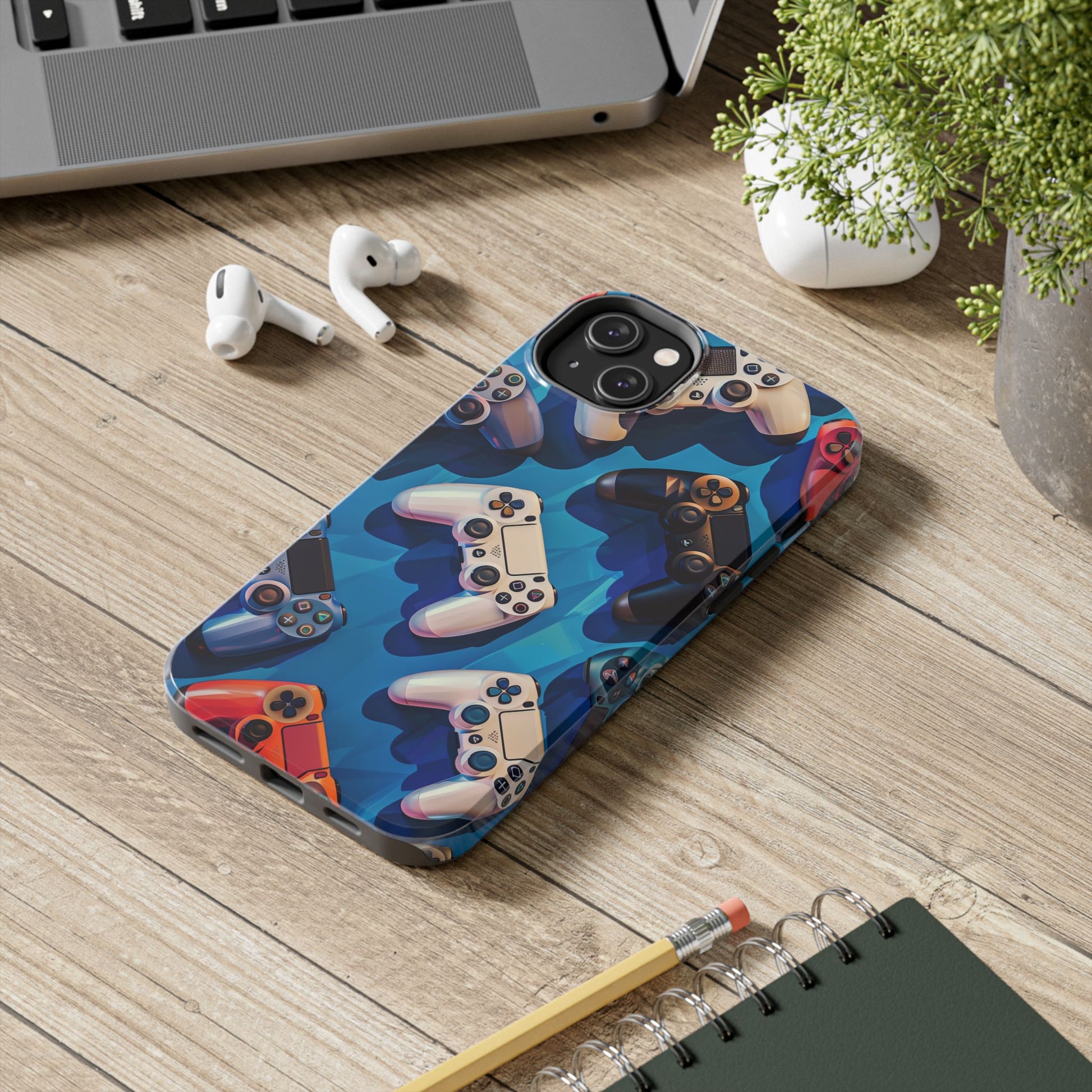 Video Game Controllers iPhone Case - Gamer Tough Phone Cover - Modern Gaming