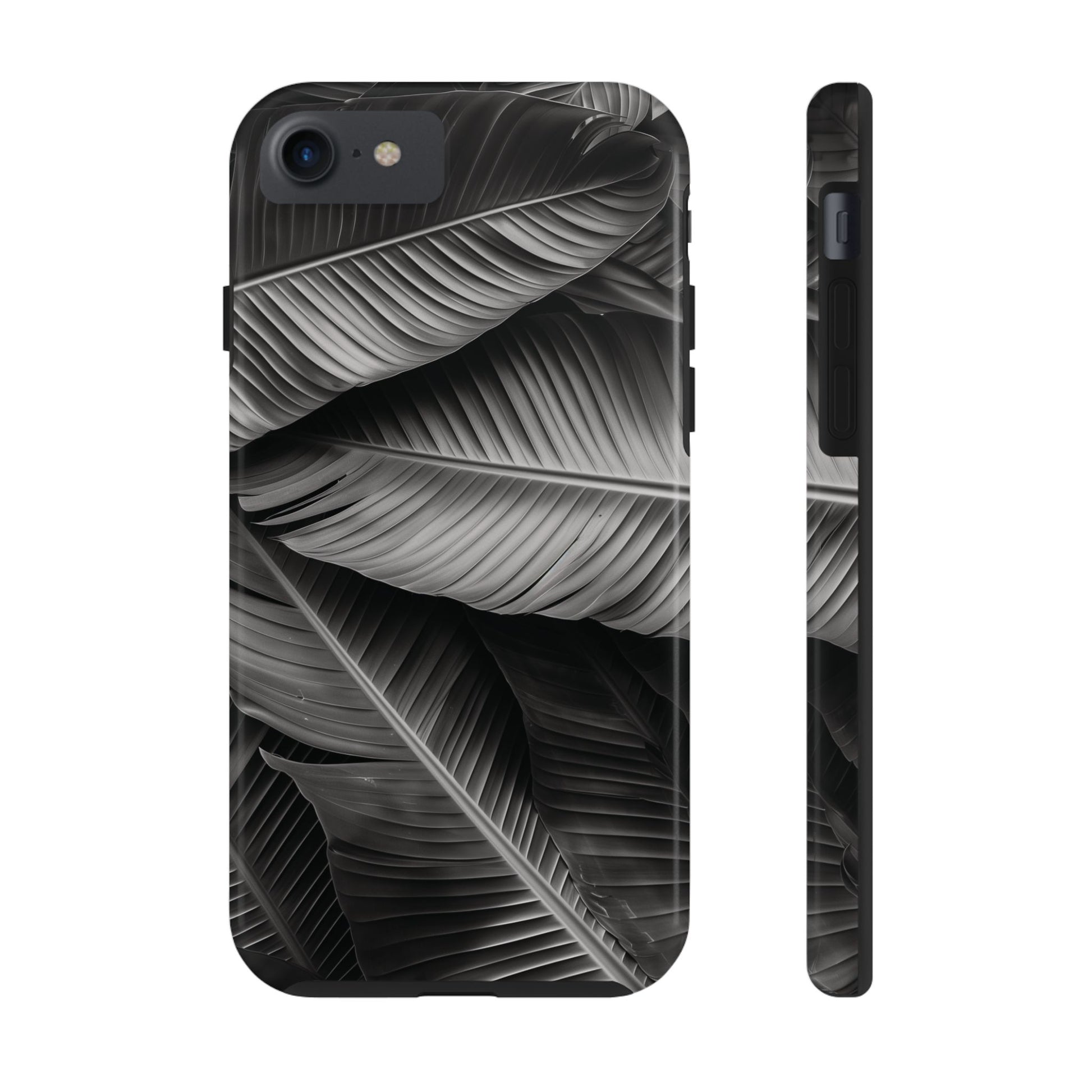 Custom Palm Leaf Phone Case, Palm Tree Phone Case, Tropical Leaf Design, Summer iPhone Cover, Black and White iPhone Case, iPhone 15 Pro Max