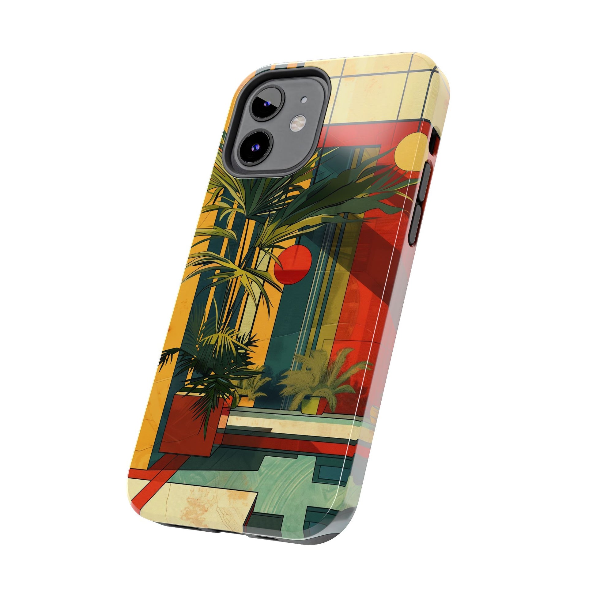 Frank Lloyd Wright Inspired Phone Case - Geometric Elegance and Architectural Beauty for iPhone Models