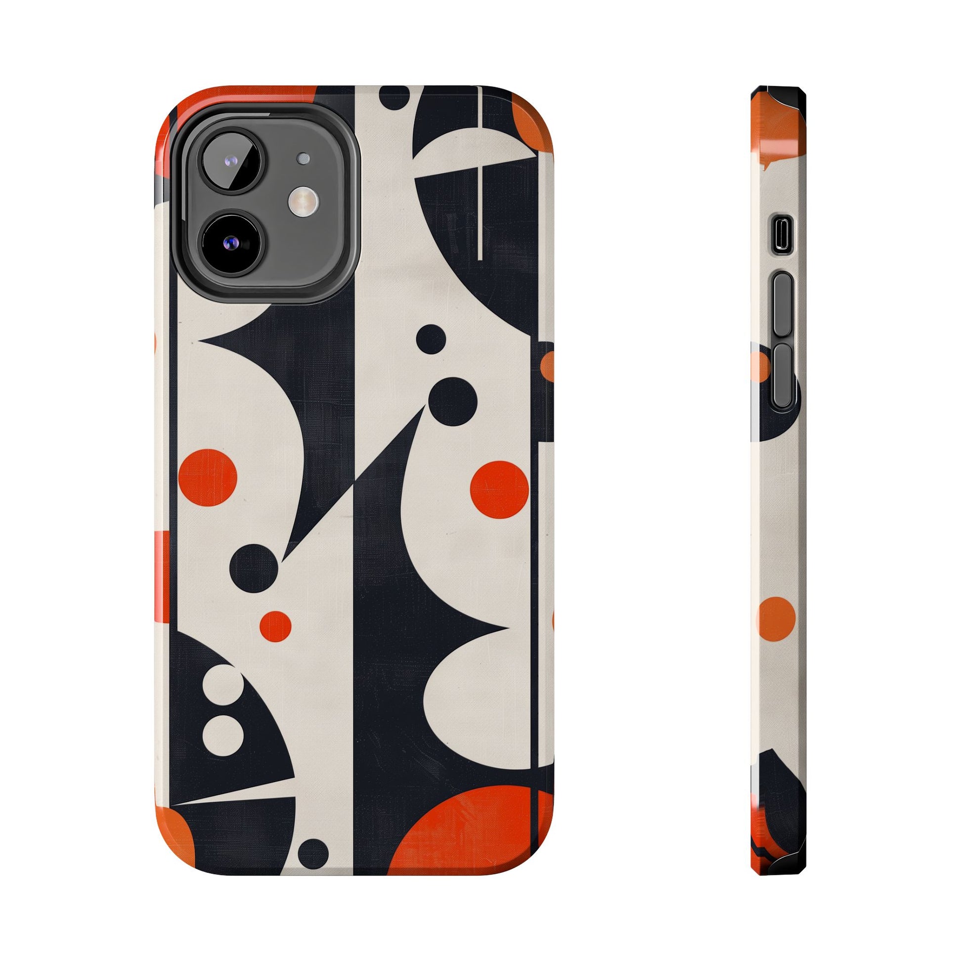 Mid-Century Modern Star Phone Case Mid Mod Atomic Cats Retro Chic Sleek Geometric Apple 12 13 14 15 Pro Max Samsung Galaxy