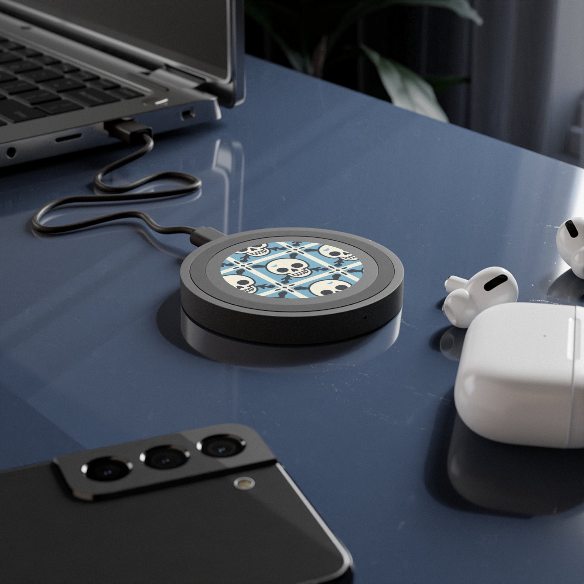 Cute Skull Wireless Charging Pad