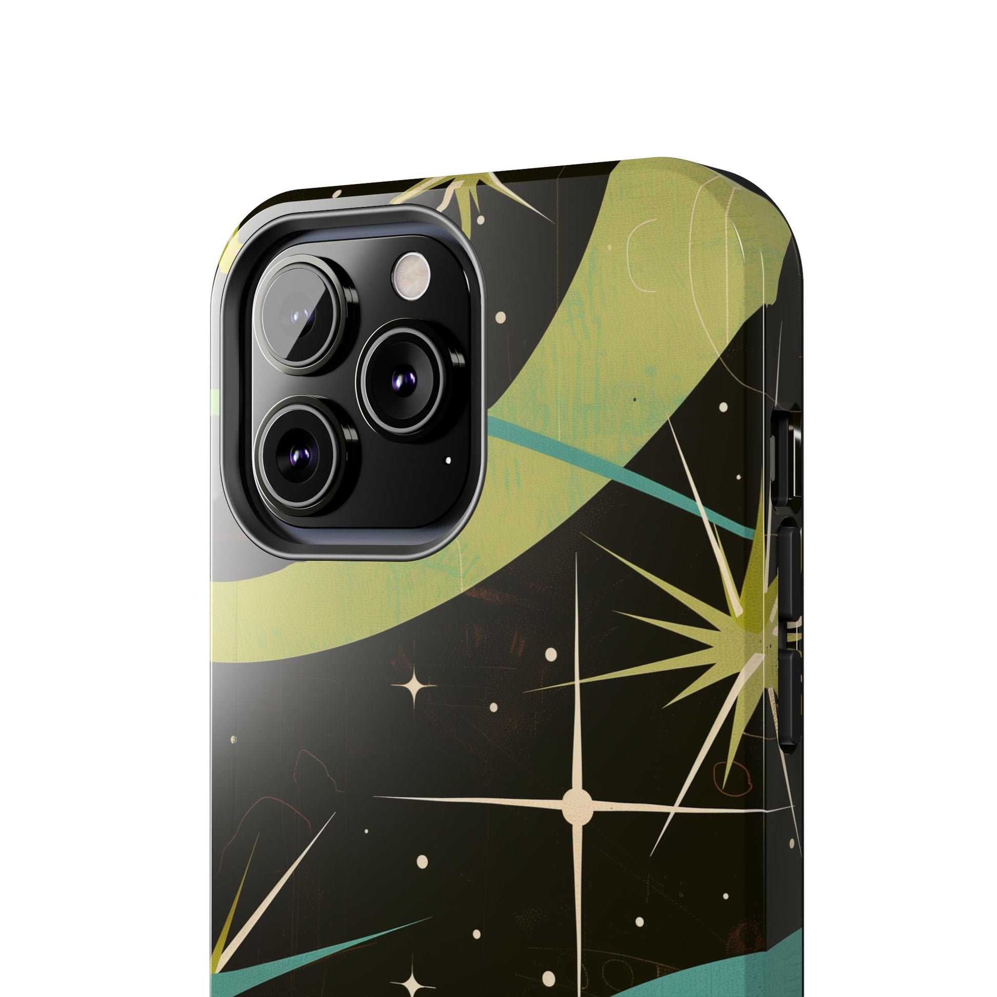 Mid Century Modern Star Design Phone Case, Earth Tone Colors, Retro Style Smartphone Cover, Vintage Phone Case, iPhone 14 Case, Apple iPhone