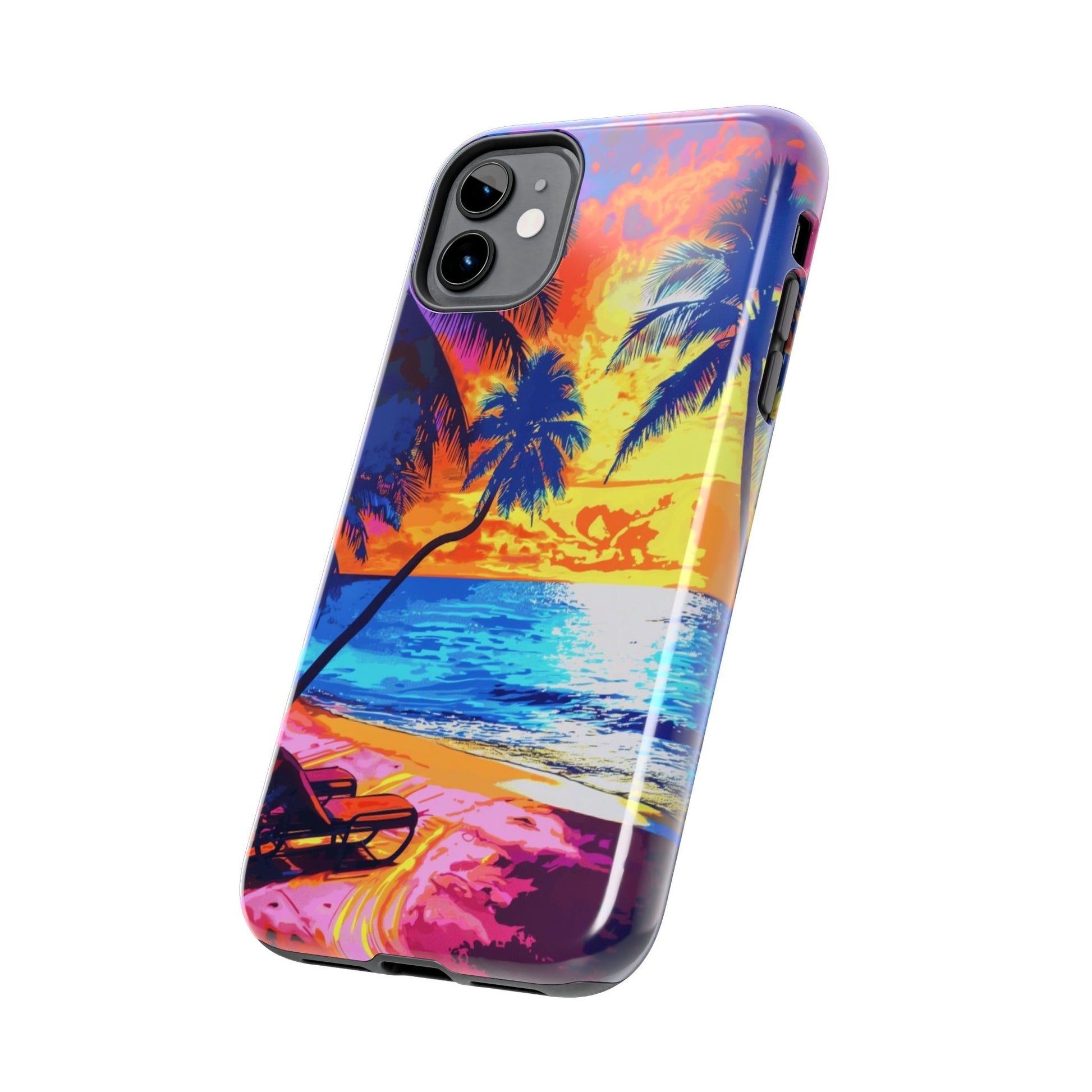 Sunset Bliss: Lisa Frank Style Phone Case