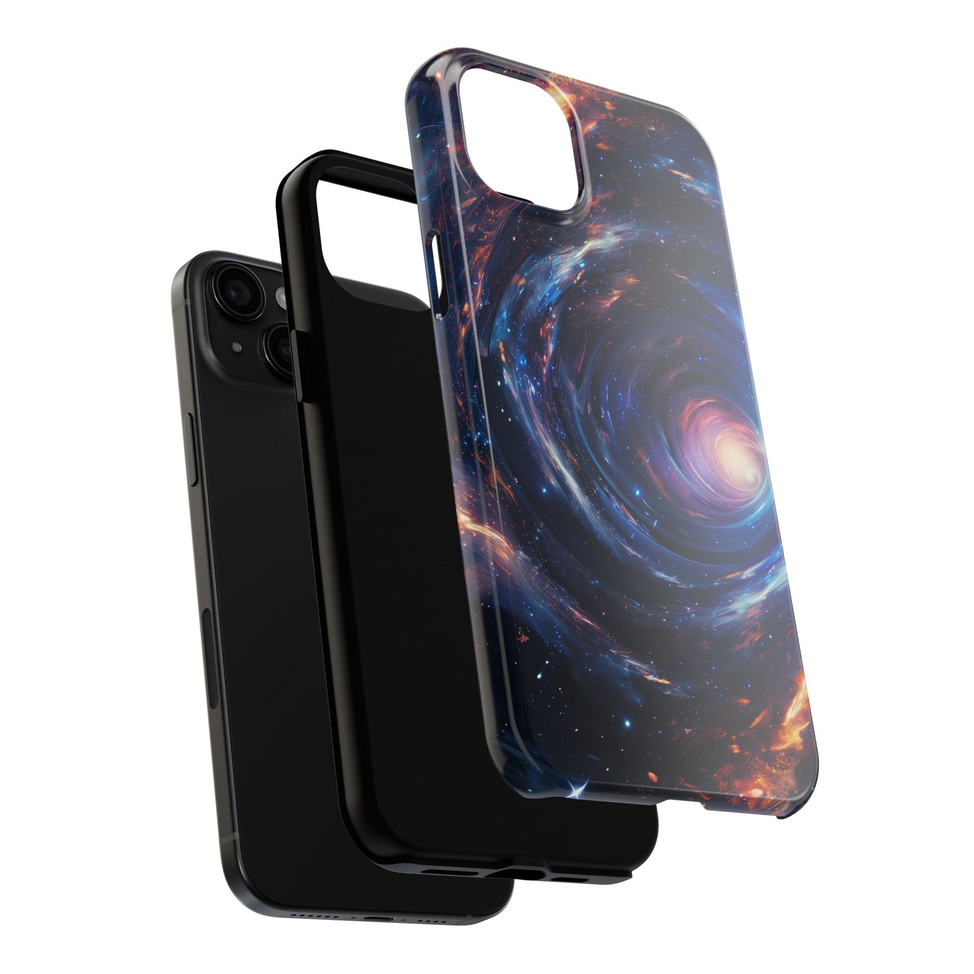 Dr Who inspired Phone Case - Space Wormholes Phone Case - Cosmic Galaxy Cover with Futuristic Wormhole Design - Sci-Fi Protective Case