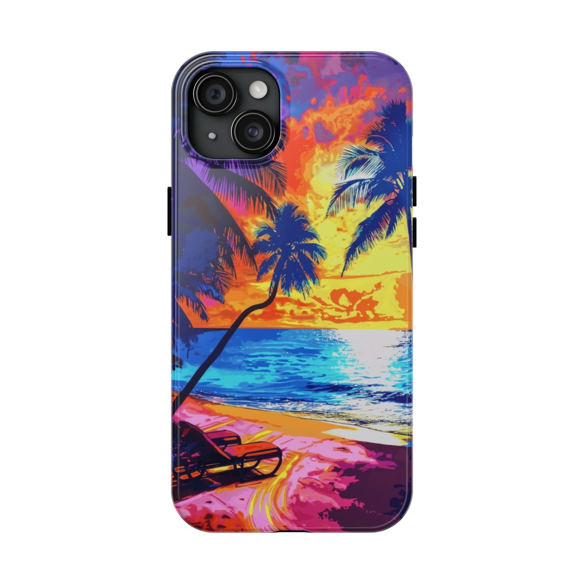 Sunset Bliss: Lisa Frank Style Phone Case