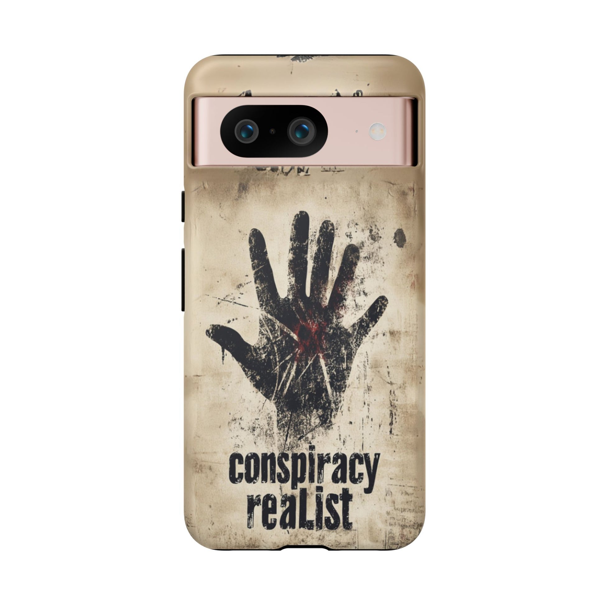 Conspiracy Theories Paranormal Mystery UFO X-Files Inspired Ghostly Hand Conspiracy Realist Cryptid iPhone 13 14 15 16 Pro Max Galaxy Pixel