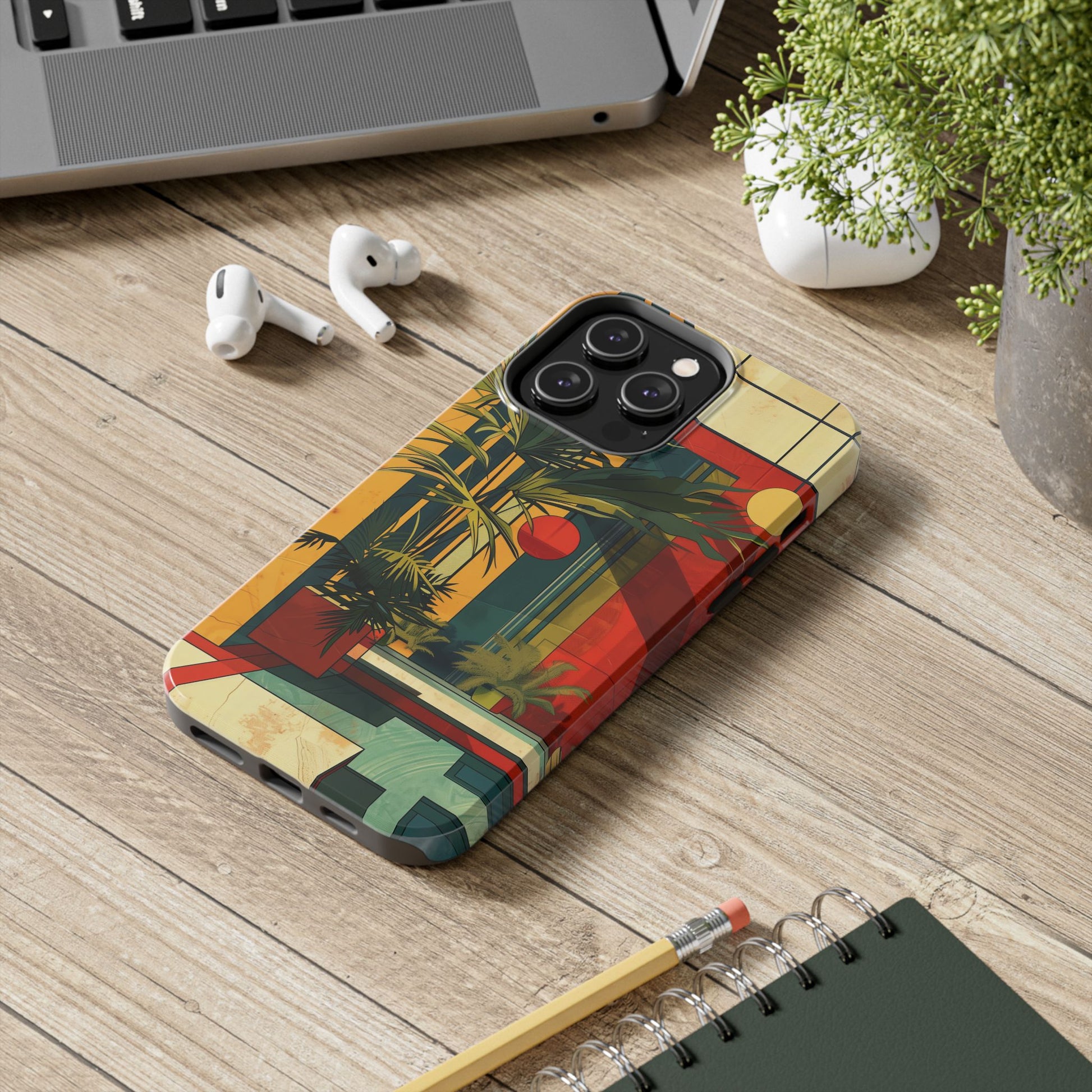 Frank Lloyd Wright Inspired Phone Case - Geometric Elegance and Architectural Beauty for iPhone Models