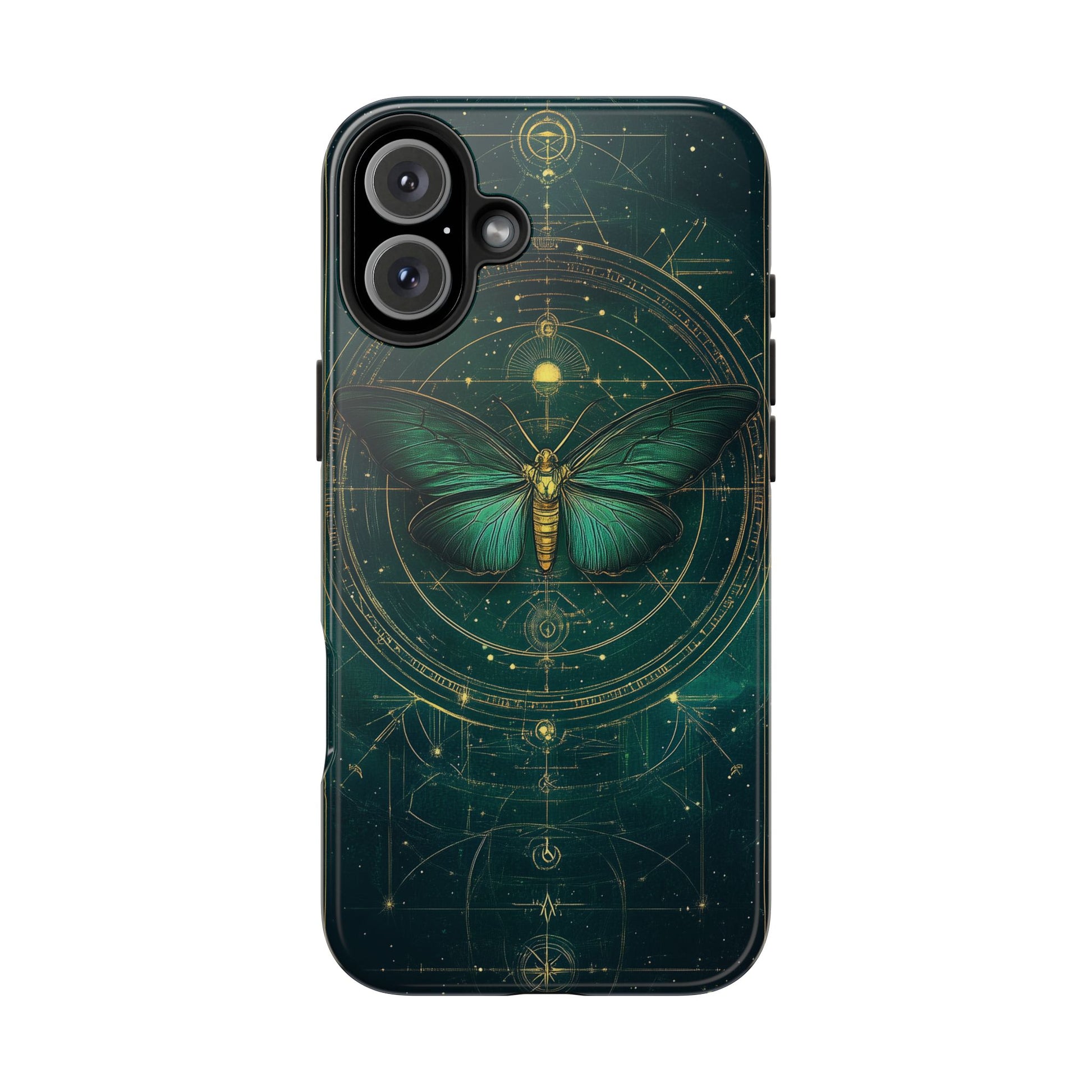 Celestial Dark Academia Phone Case, Magical Moth Vintage  Witchcraft iPhone Cover, Esoteric Nature Art, iPhone 15 Pro Max, iPhone 14 Pro