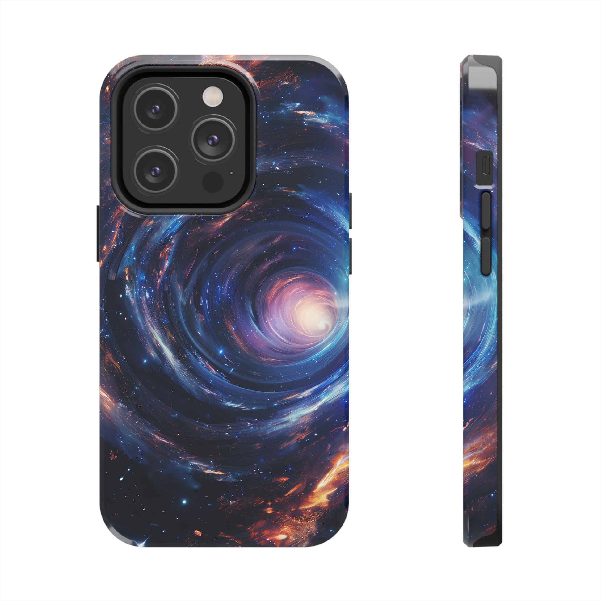 Dr Who inspired Phone Case - Space Wormholes Phone Case - Cosmic Galaxy Cover with Futuristic Wormhole Design - Sci-Fi Protective Case