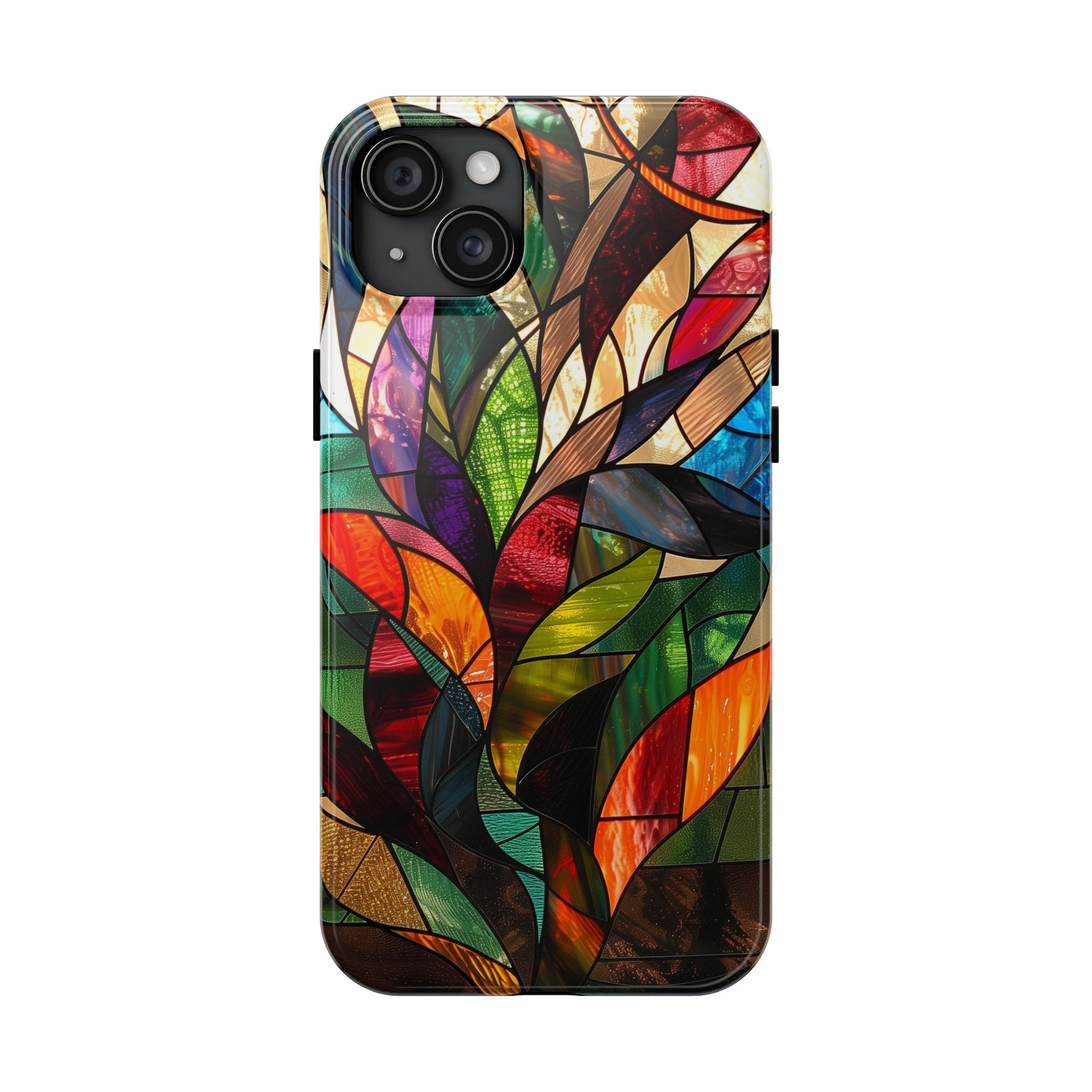Frank Lloyd Wright Inspired Stained Glass Phone Case, Artistic iPhone Case, Architectural Design, Art Deco iphone Case, iphone 15 pro max