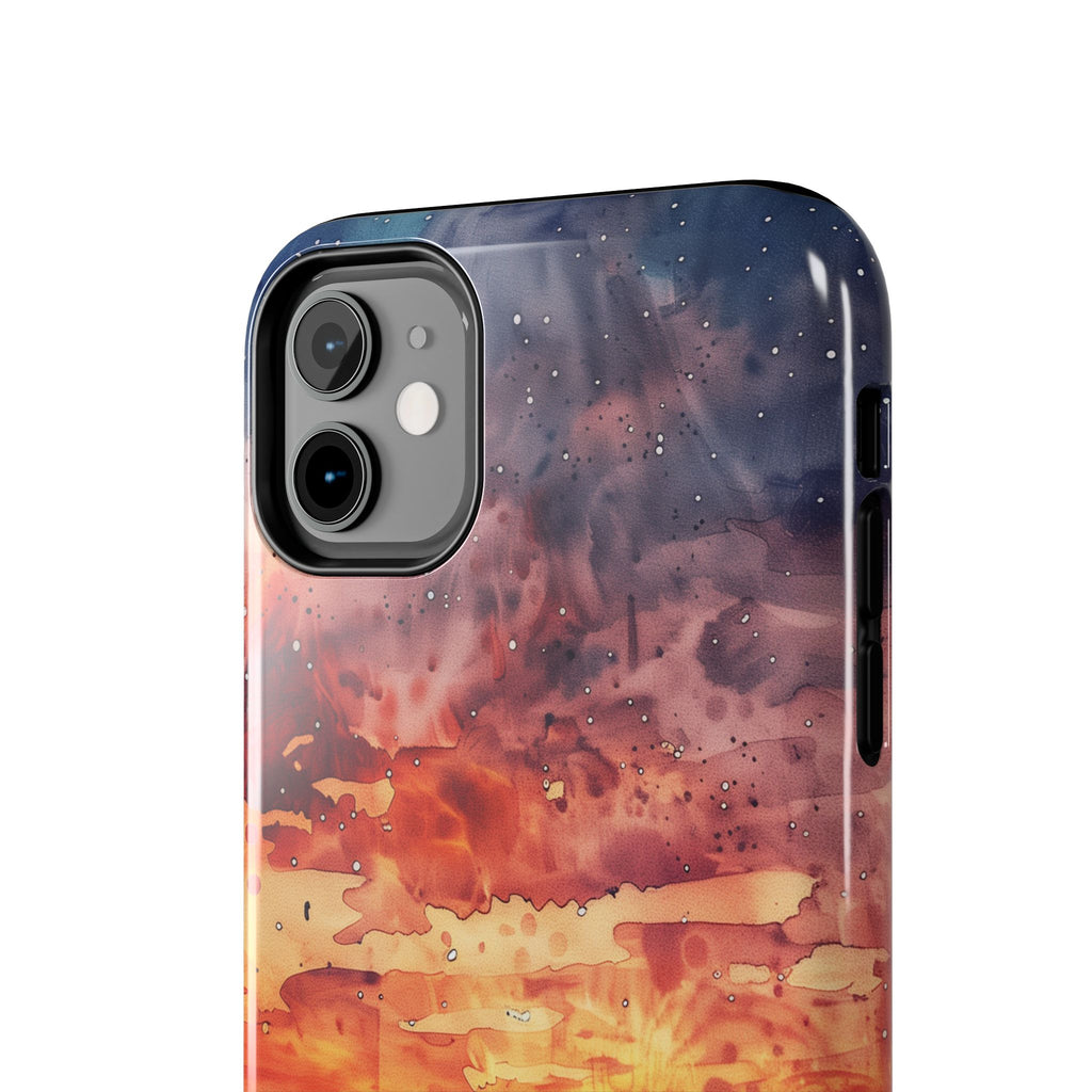 Los Angeles Sunset iPhone Case, Golden Hour Scenic View, Hollywood Hills Sunset Phone Case, Palm Trees Phone Case, iphone 15 pro max case