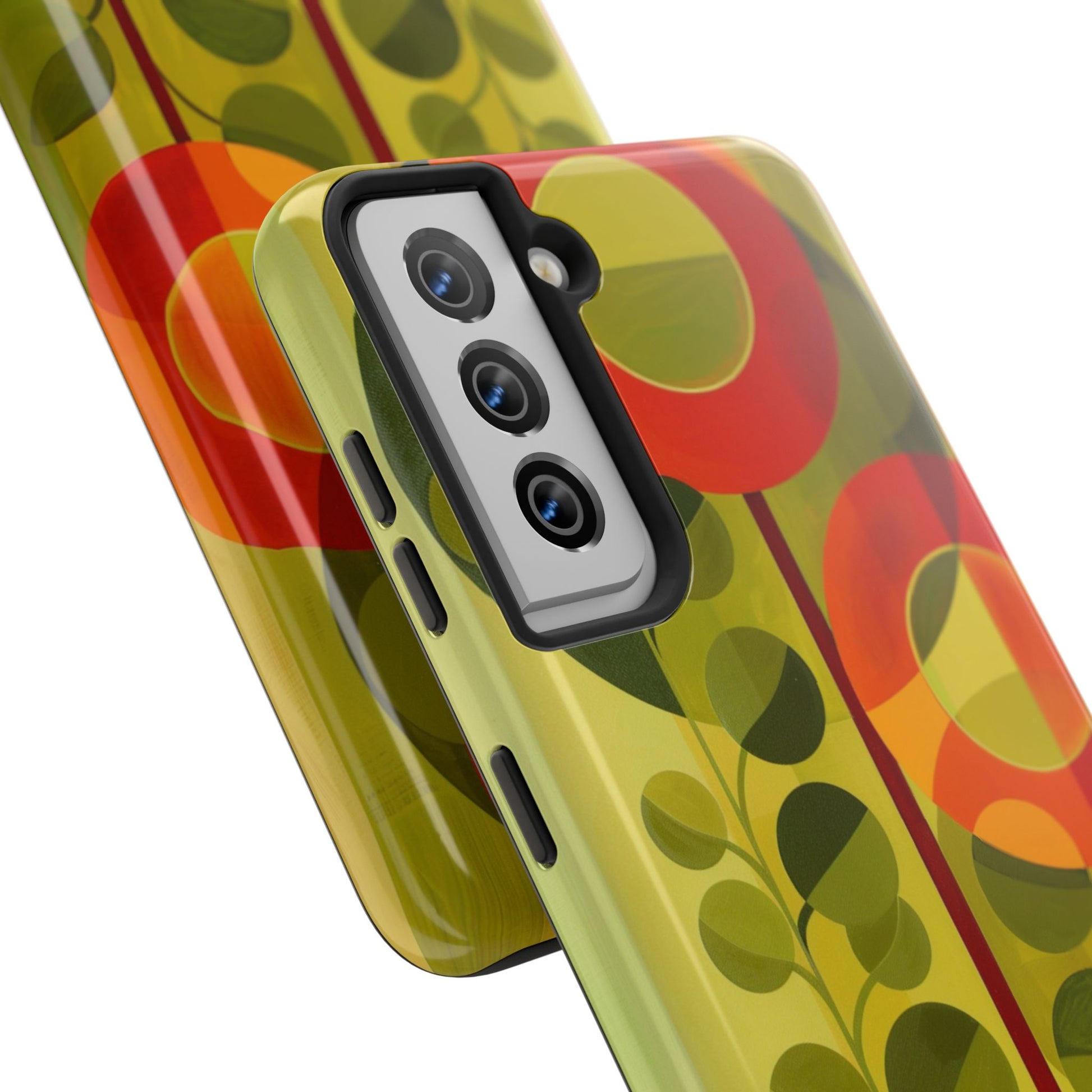 Atomic Flower Phone Case, Mid-Mod Phone Case, Artwork iPhone Case, Unique Floral Pattern Phone Case, Art Deco, Minimalist, Tough Iphone Case