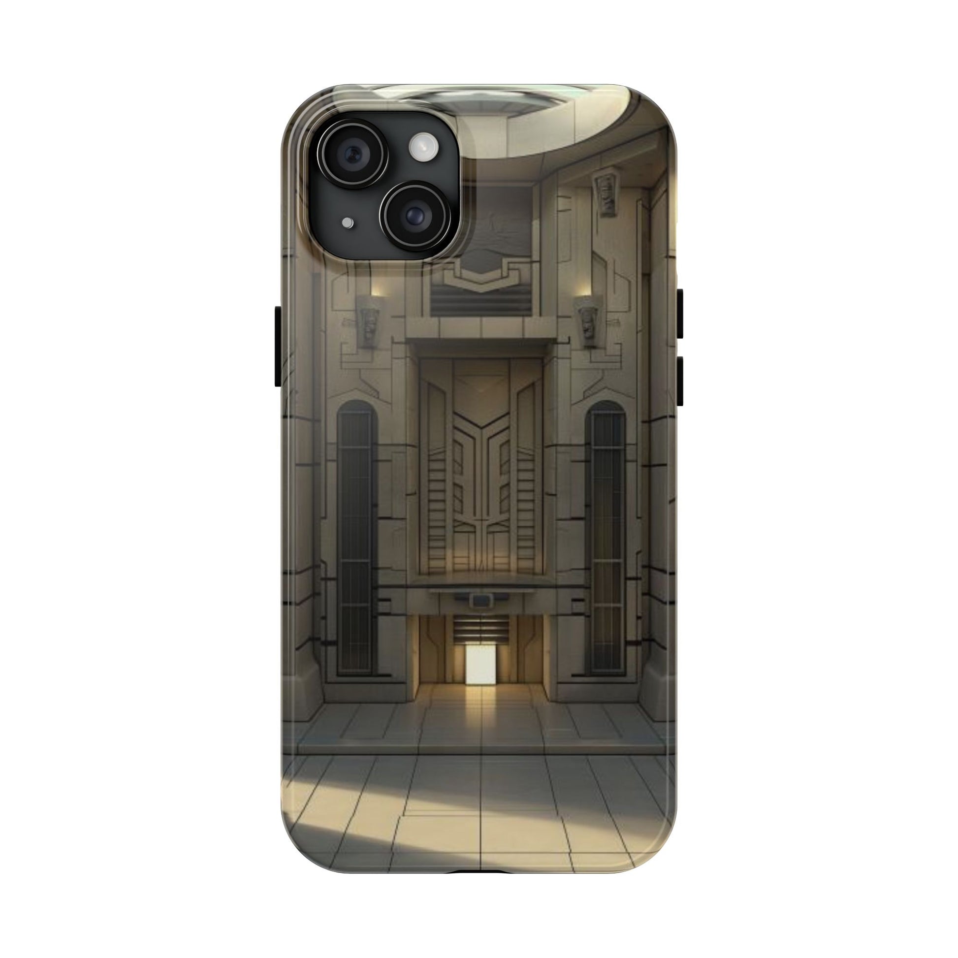 Durable Phone Case - Frank Lloyd Wright Style Room - Tough Architectural Design iPhone/Android Cover - Unique Art Deco Protection Accessory
