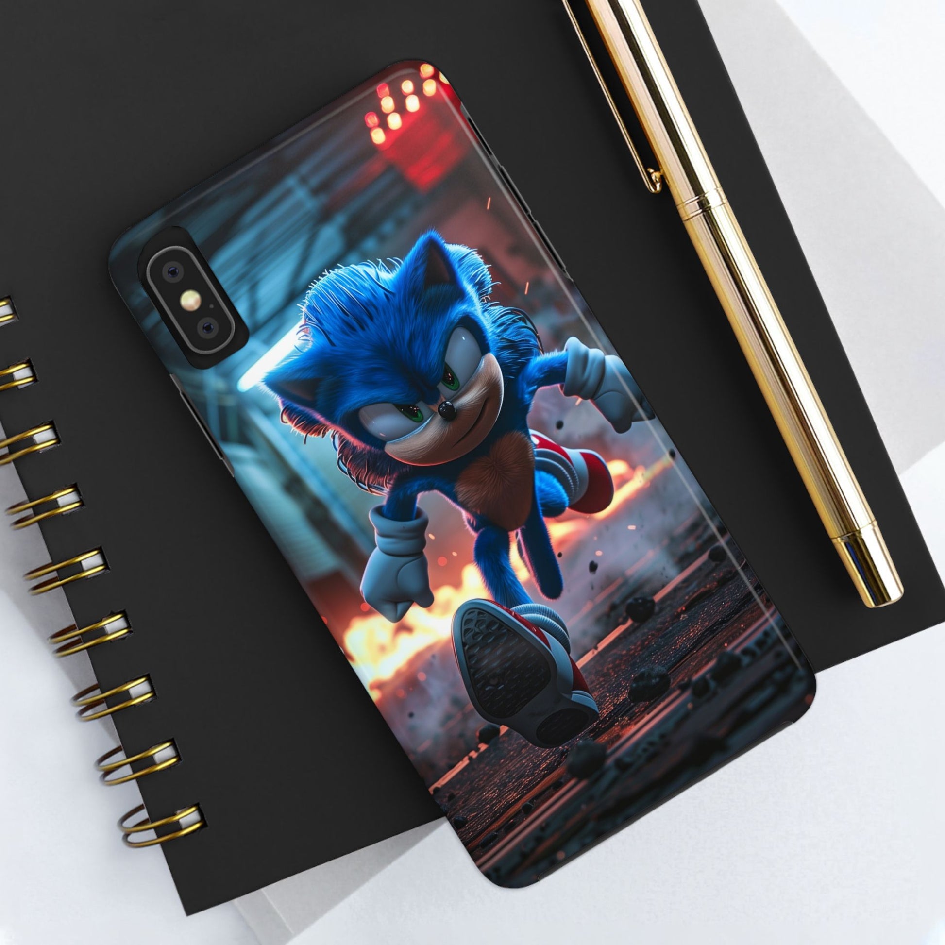 Durable Sonic Phone Case - Protective Sonic the Hedgehog Design - Tough Mobile Cover - Fun Video Game Phone Accessory