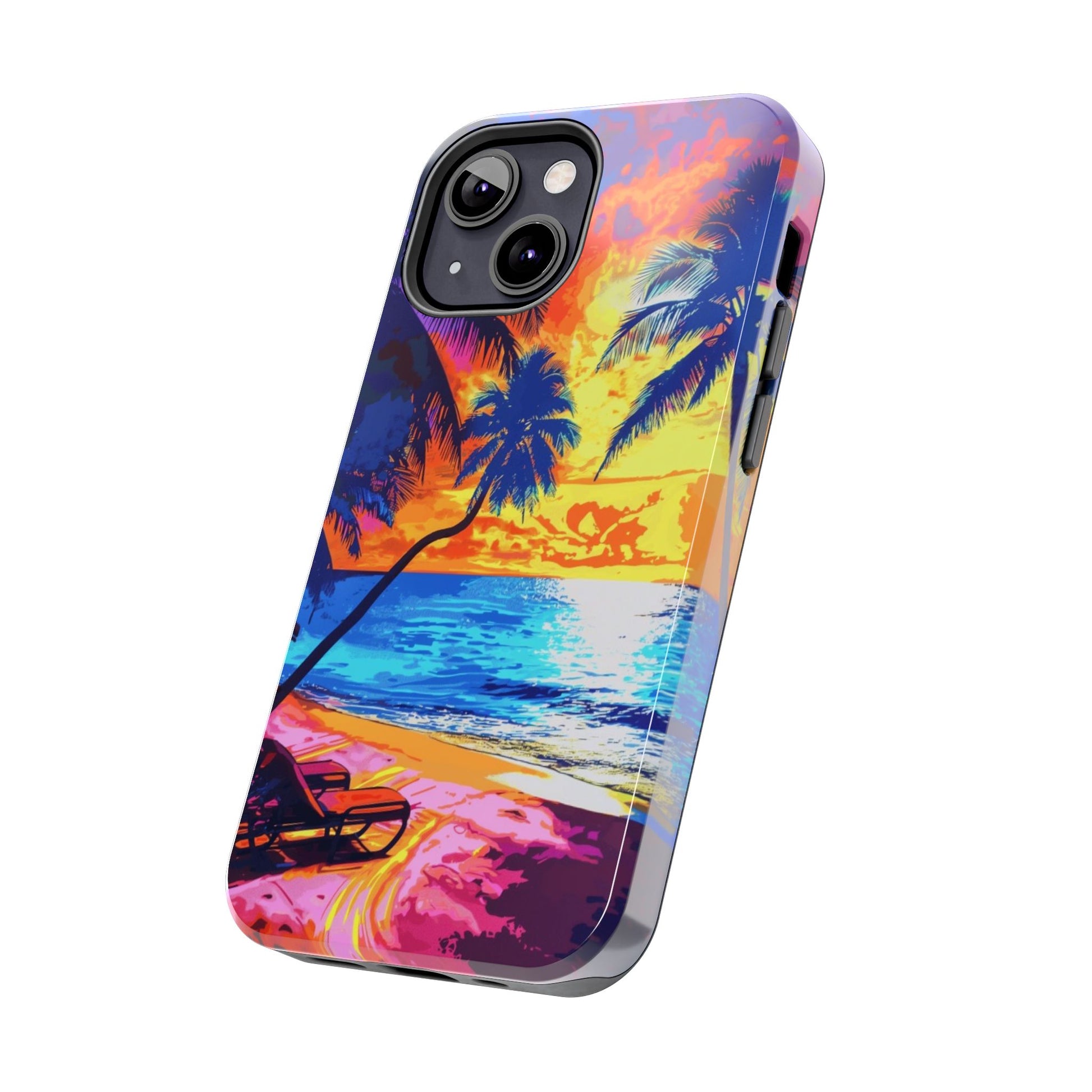 Sunset Bliss: Lisa Frank Style Phone Case