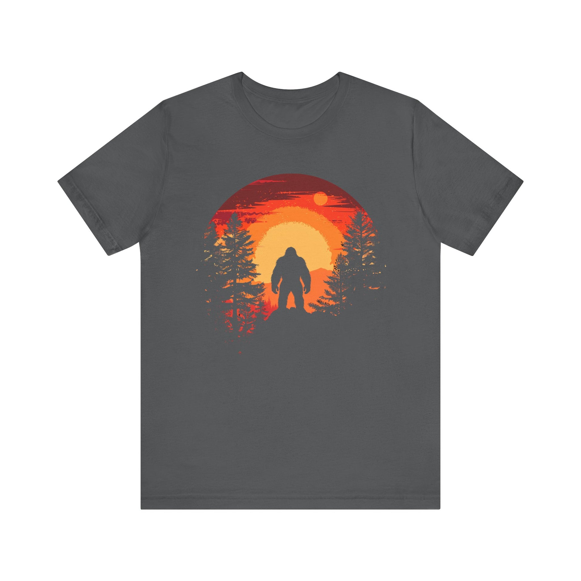 Bigfoot Tshirt, Bigfoot Sunset Tshirt, Camping Shirt, Outdoors Shirt, Bigfoot Sunset Shirt, Shirt for Camping, Camping Trip Shirt