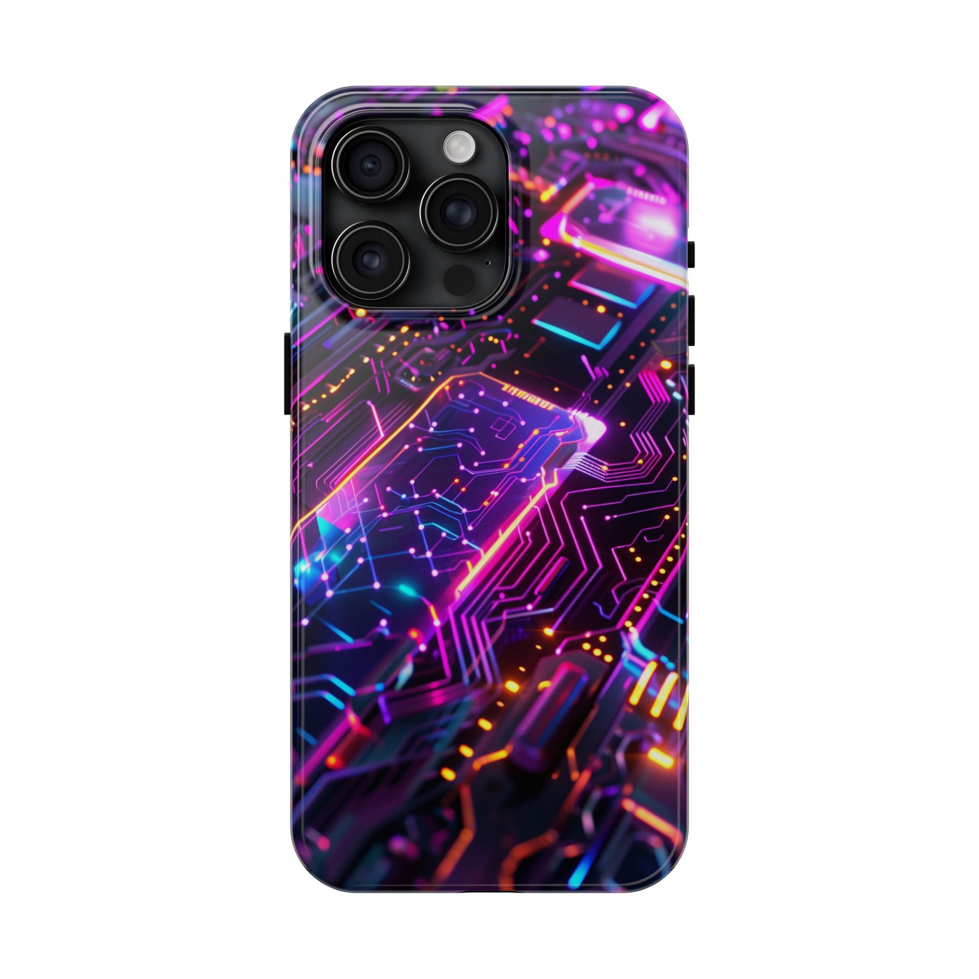 Circuit Board Phone Case, Futuristic Circuit Phone Case, High-Tech Gift, Custom Sci-Fi Phone Case, iphone 15 pro max