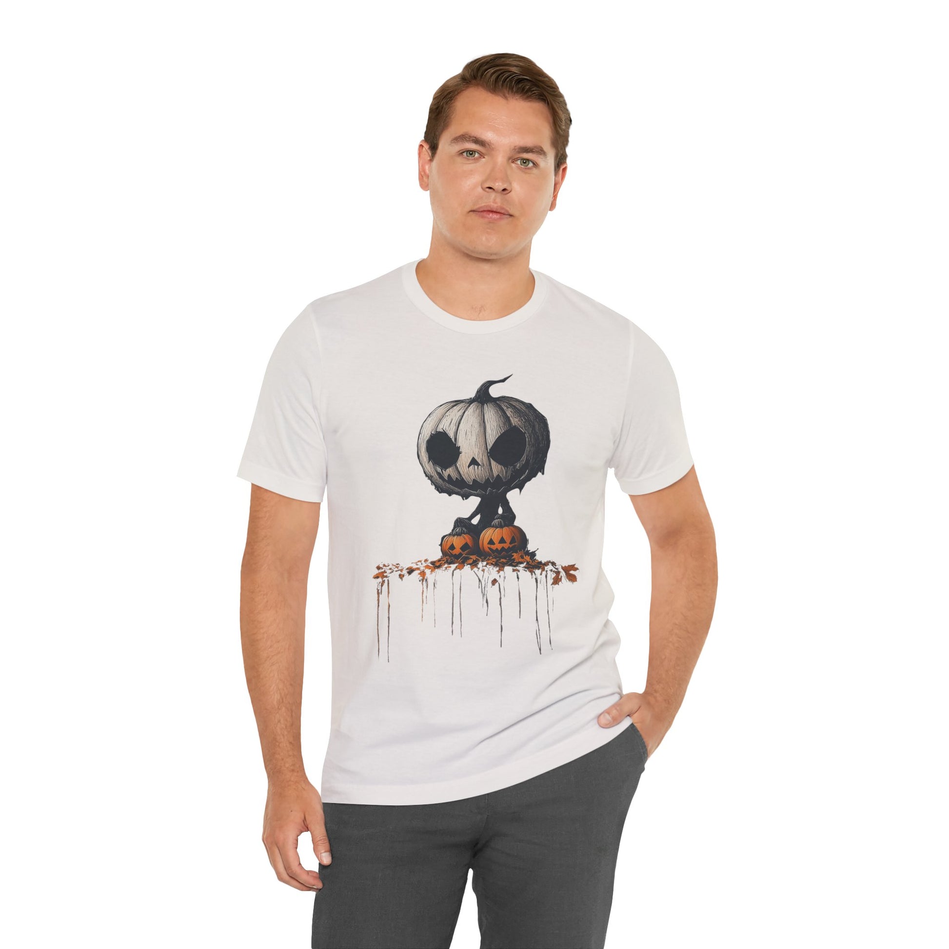 Halloween Spirit Graphic Tee Chillin' with the Pumpkin King