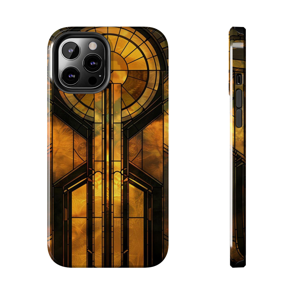 Durable Noir Art Deco Golden Design iPhone Cover - Stylish and Protective Phone Case on Etsy - Art Deco Gift