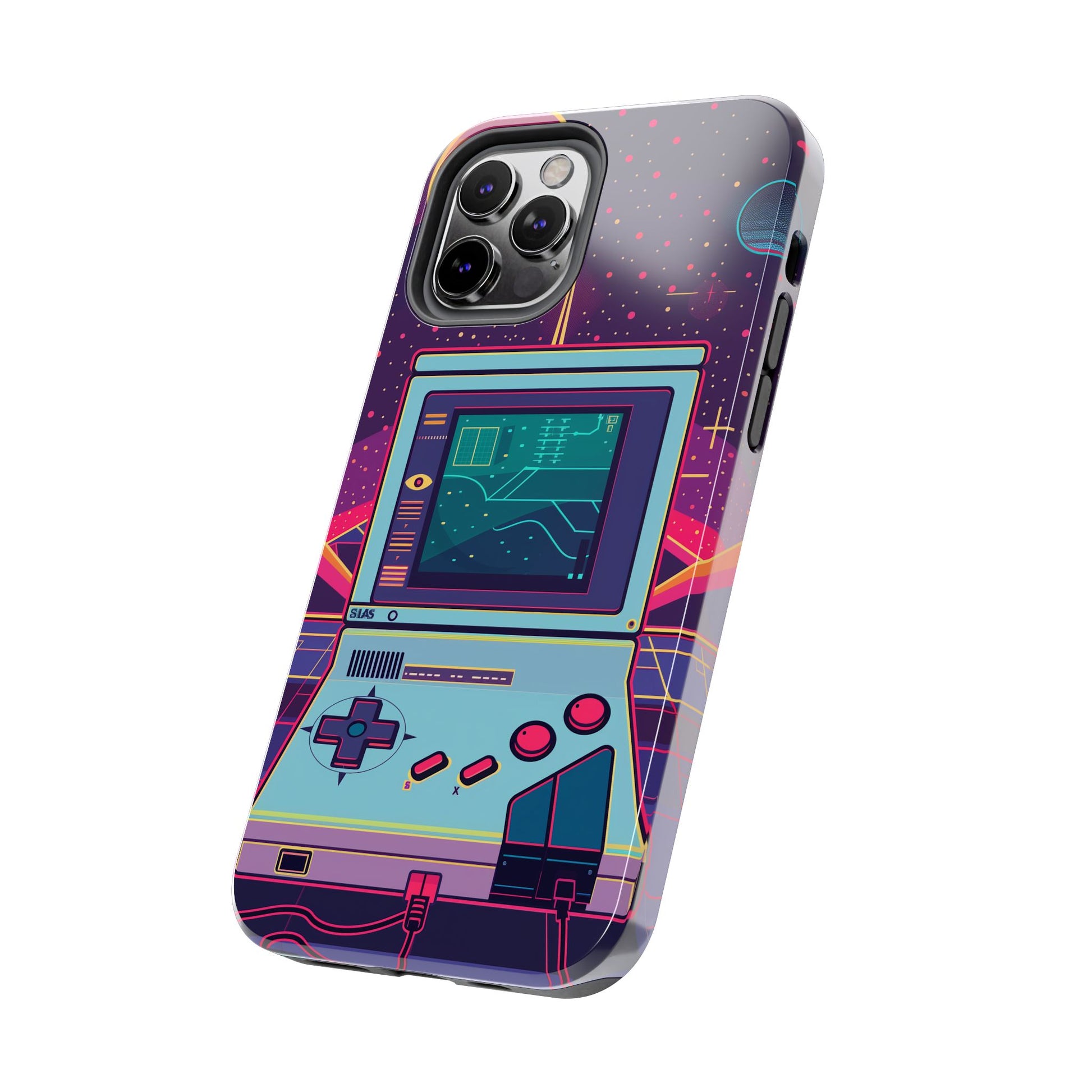 Durable iPhone Case with Alternative Universe Game Console Design - Protective Phone Cover - Fun and Sturdy Gaming Accessory - Gamer Gift