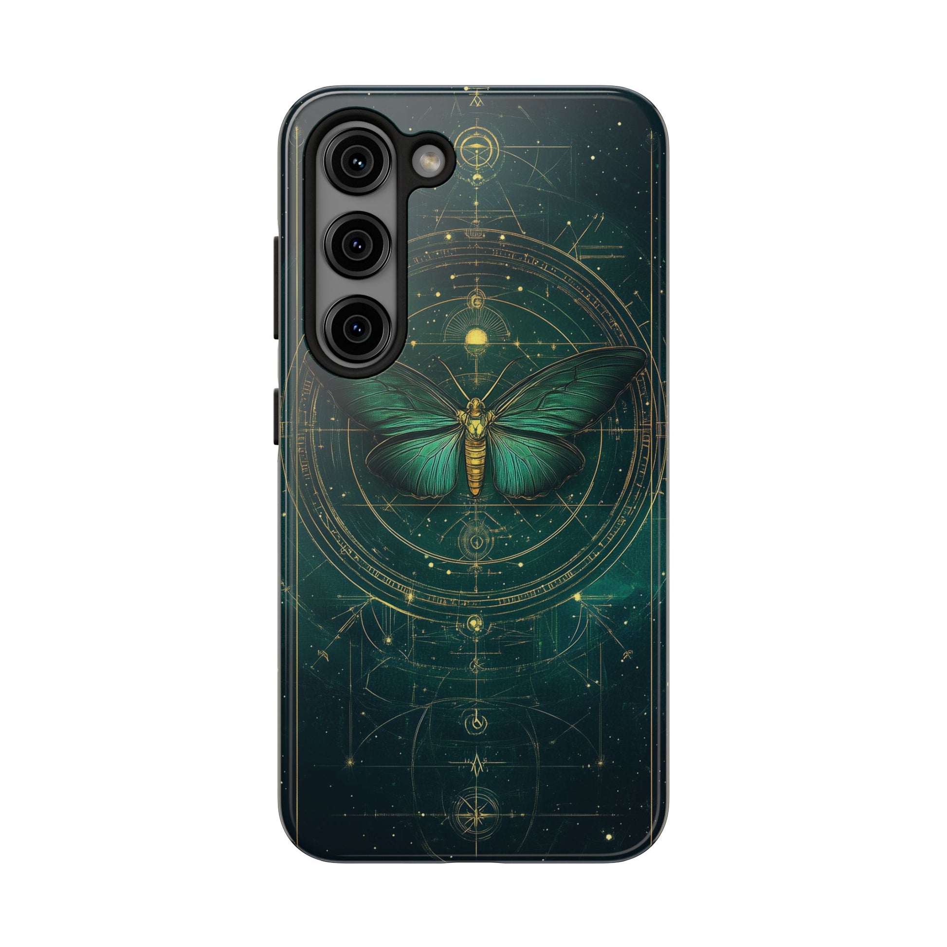 Celestial Dark Academia Phone Case, Magical Moth Vintage  Witchcraft iPhone Cover, Esoteric Nature Art, iPhone 15 Pro Max, iPhone 14 Pro