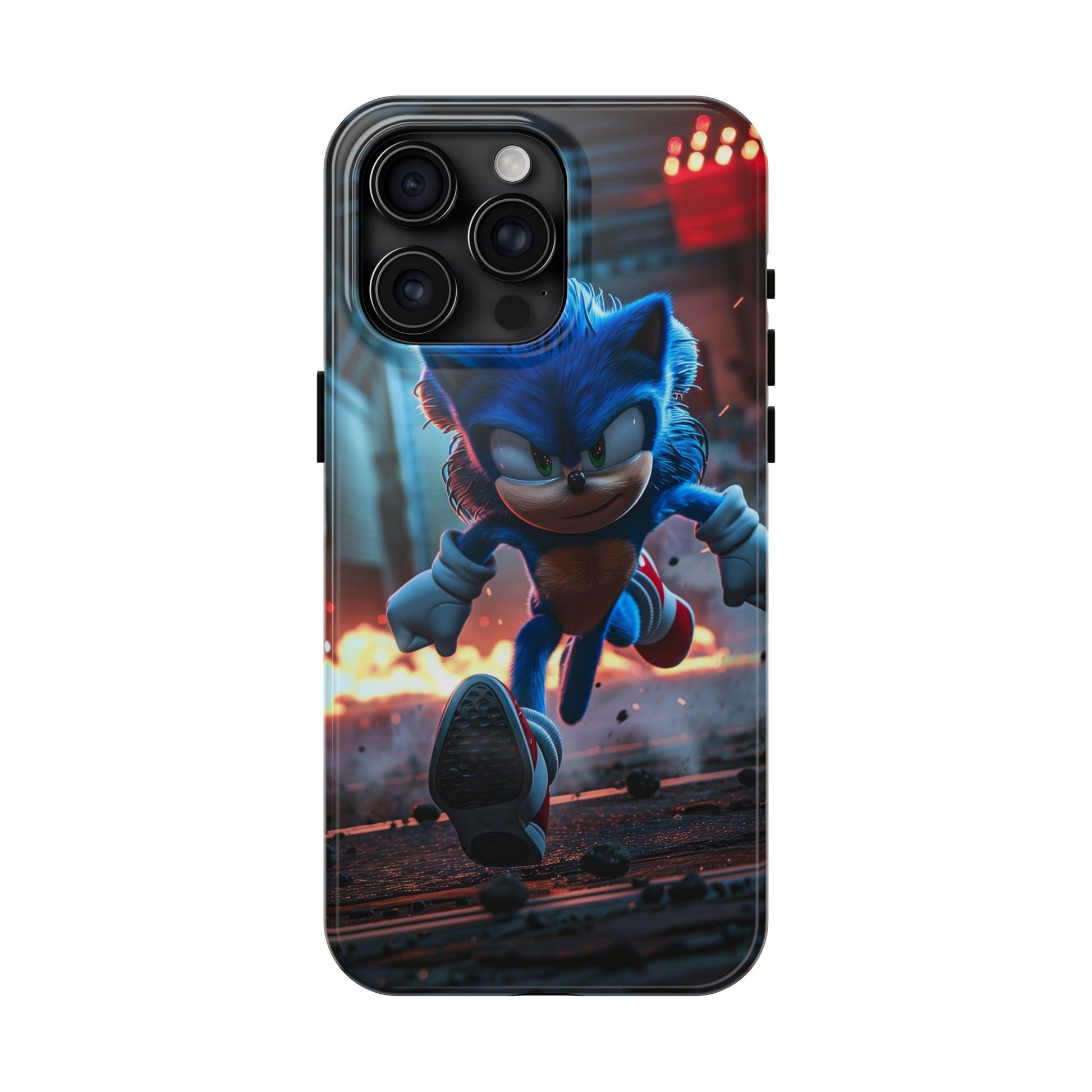 Durable Sonic Phone Case - Protective Sonic the Hedgehog Design - Tough Mobile Cover - Fun Video Game Phone Accessory
