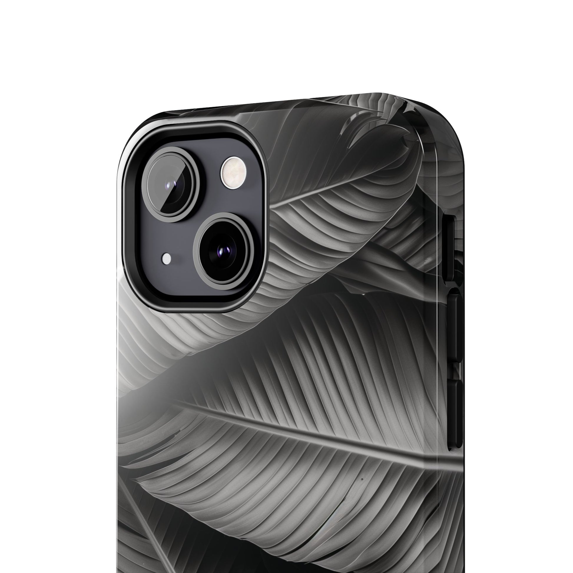 Custom Palm Leaf Phone Case, Palm Tree Phone Case, Tropical Leaf Design, Summer iPhone Cover, Black and White iPhone Case, iPhone 15 Pro Max