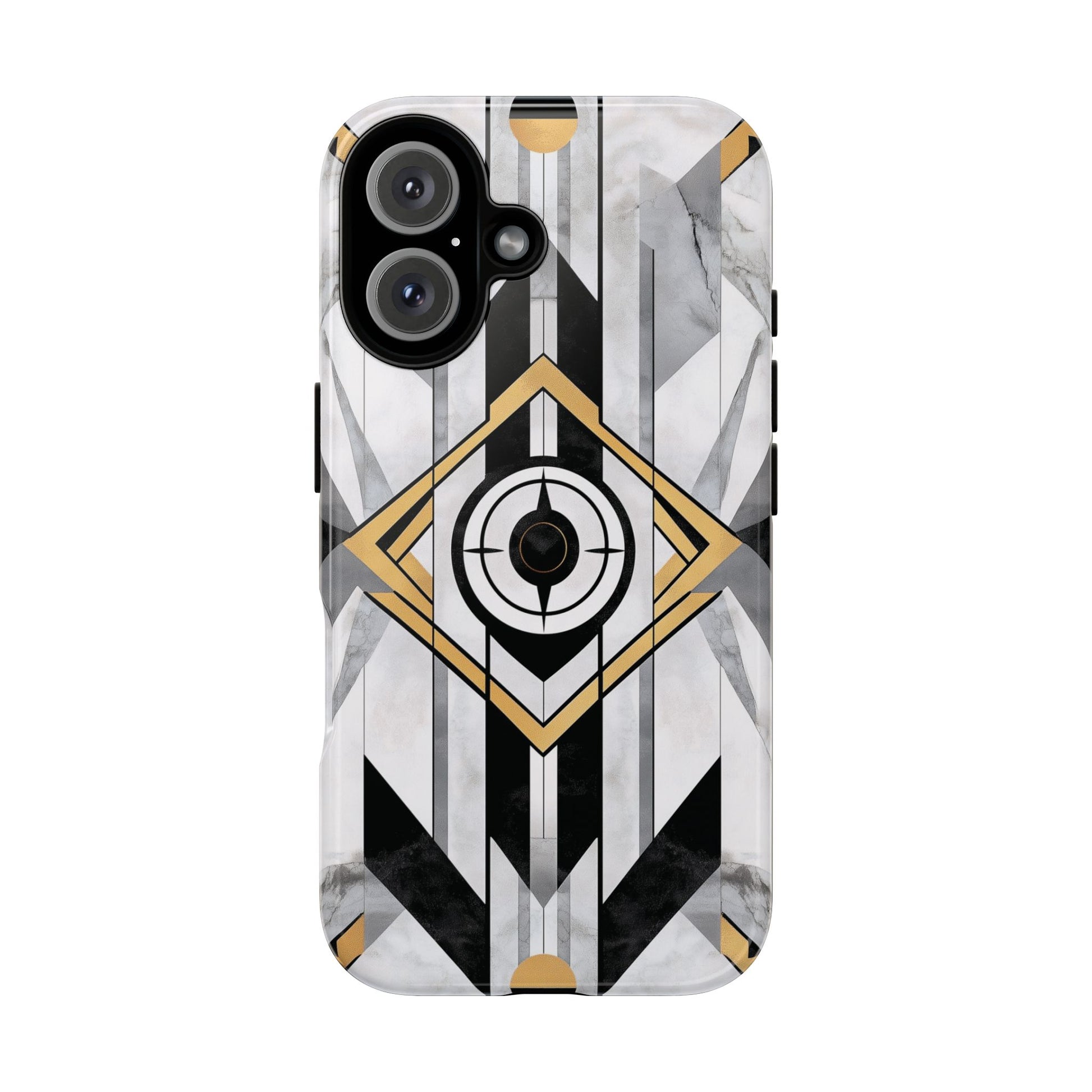 Frank Lloyd Wright Inspired White Phone Case Geometric Stained Glass Art Deco Great Gatsby 13 14 15 16 iPhone Pro Max Galaxy Pixel