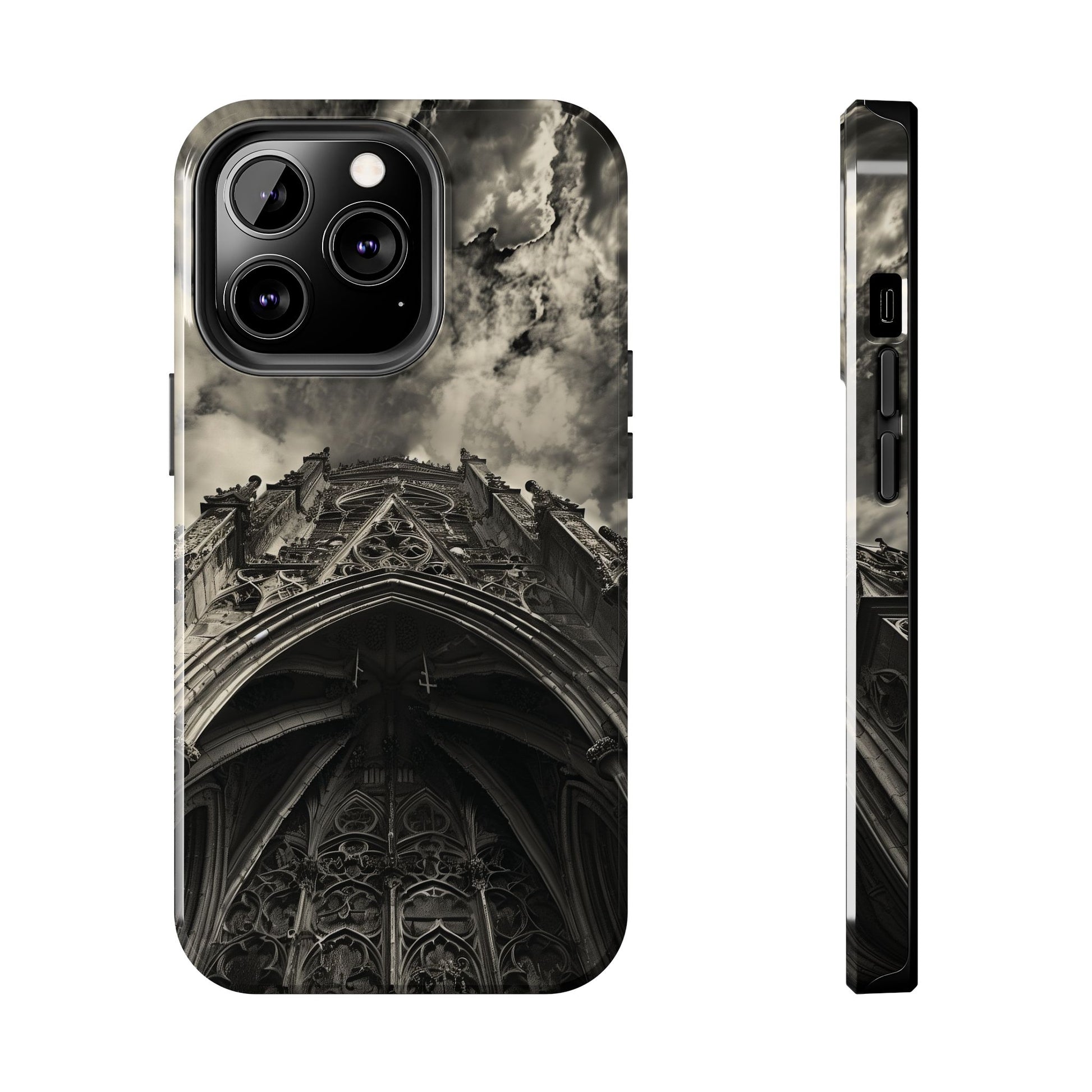 Gothic Art Phone Case Dark Academia, Cathedral Phone Case, Halloween Spooky Season, Gothic Architecture, Gargoyle Phone iPhone 15 Pro Max