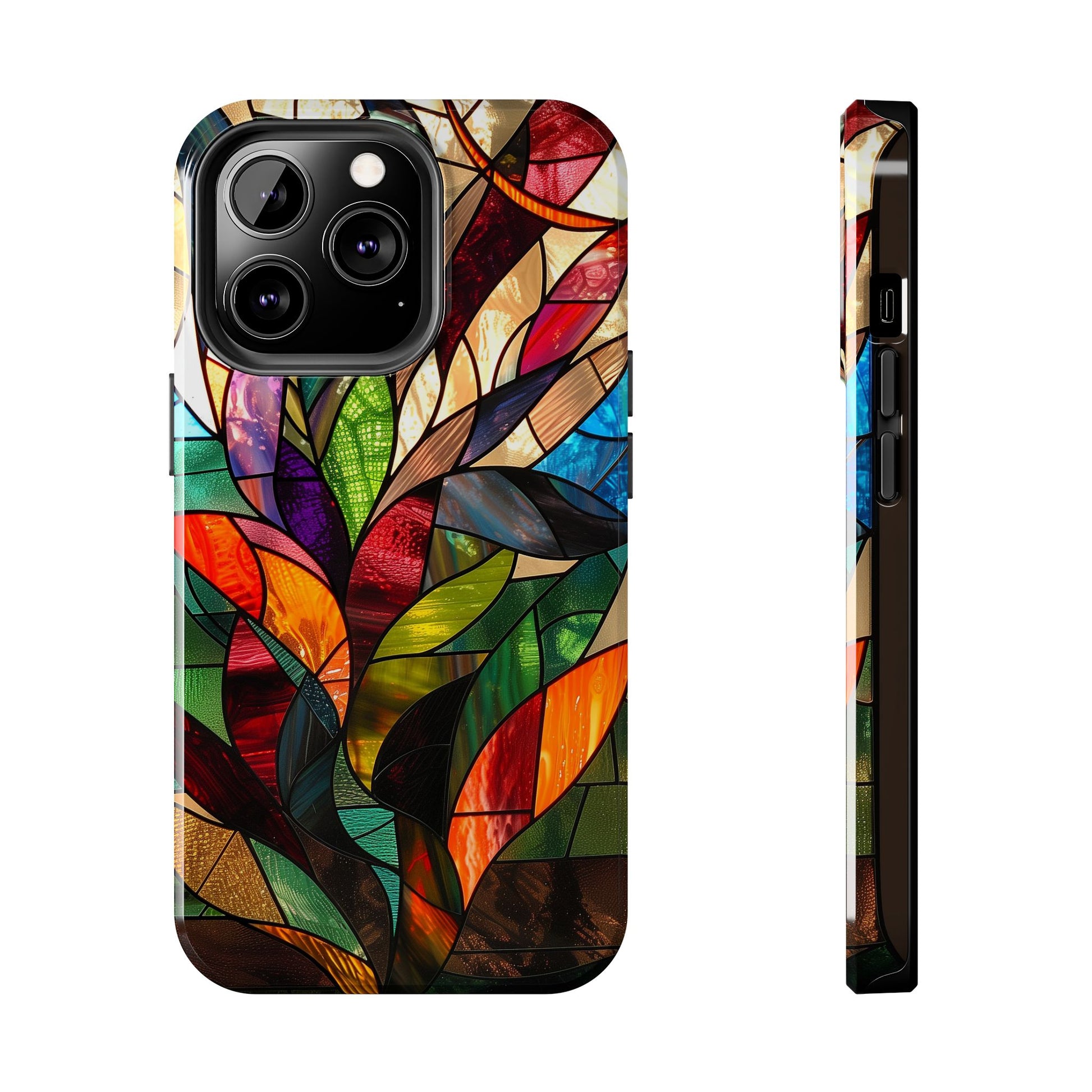 Frank Lloyd Wright Inspired Stained Glass Phone Case, Artistic iPhone Case, Architectural Design, Art Deco iphone Case, iphone 15 pro max