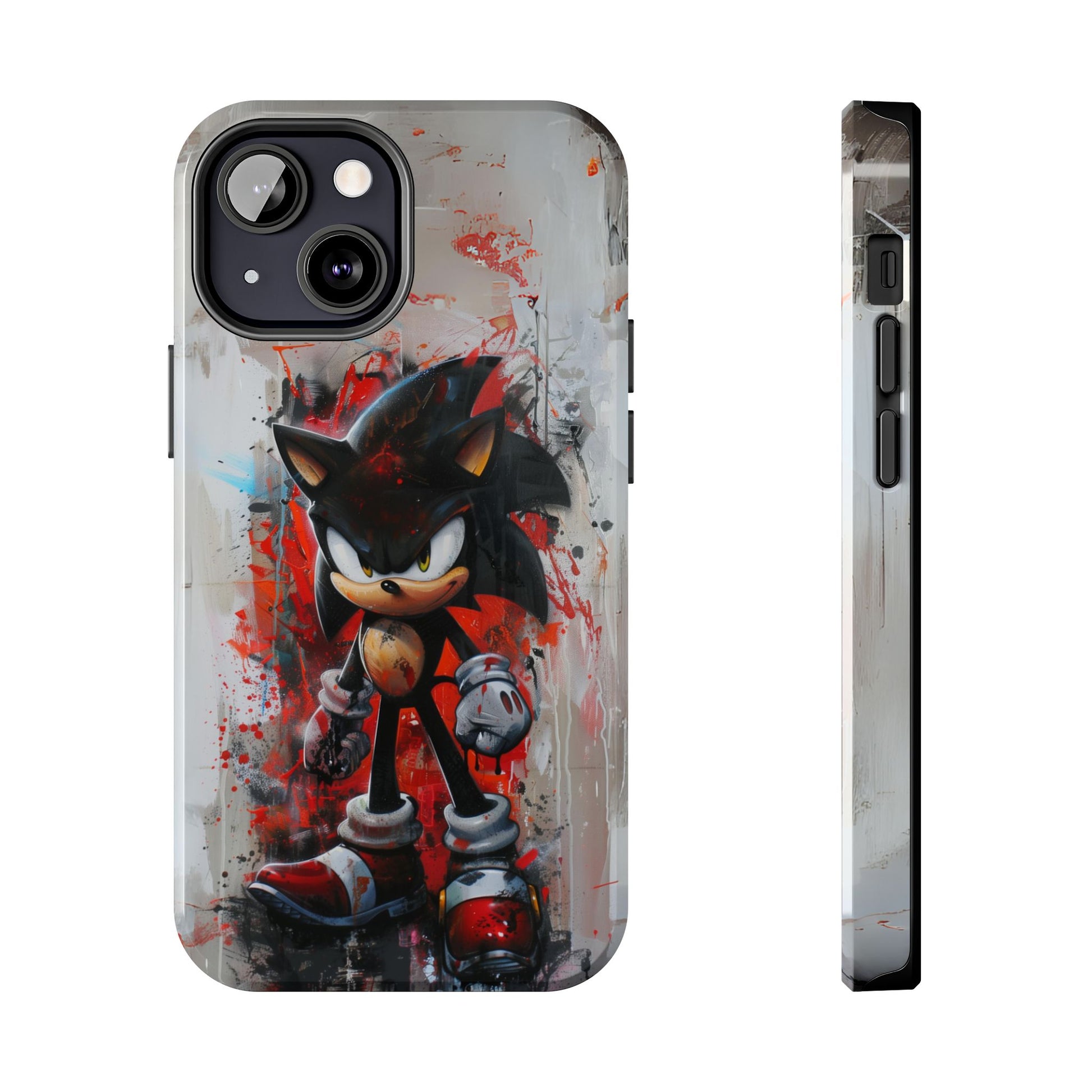 Shadow the Hedgehog Inspired Phone Case, Durable iPhone Case, Perfect Gamer Gift, SEGA, Sonic the Hedgehog, Tails, Shadow, iPhone 12