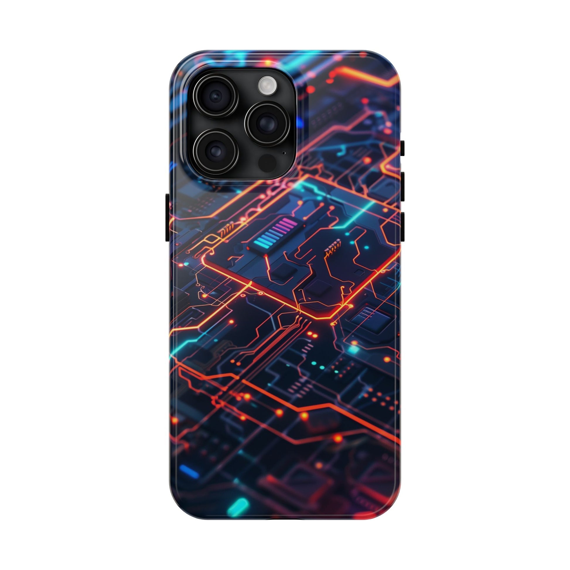 Circuit Board Phone Case, Futuristic Circuit Phone Case, High-Tech Gift, Custom Sci-Fi Phone Case, iphone 15 pro max