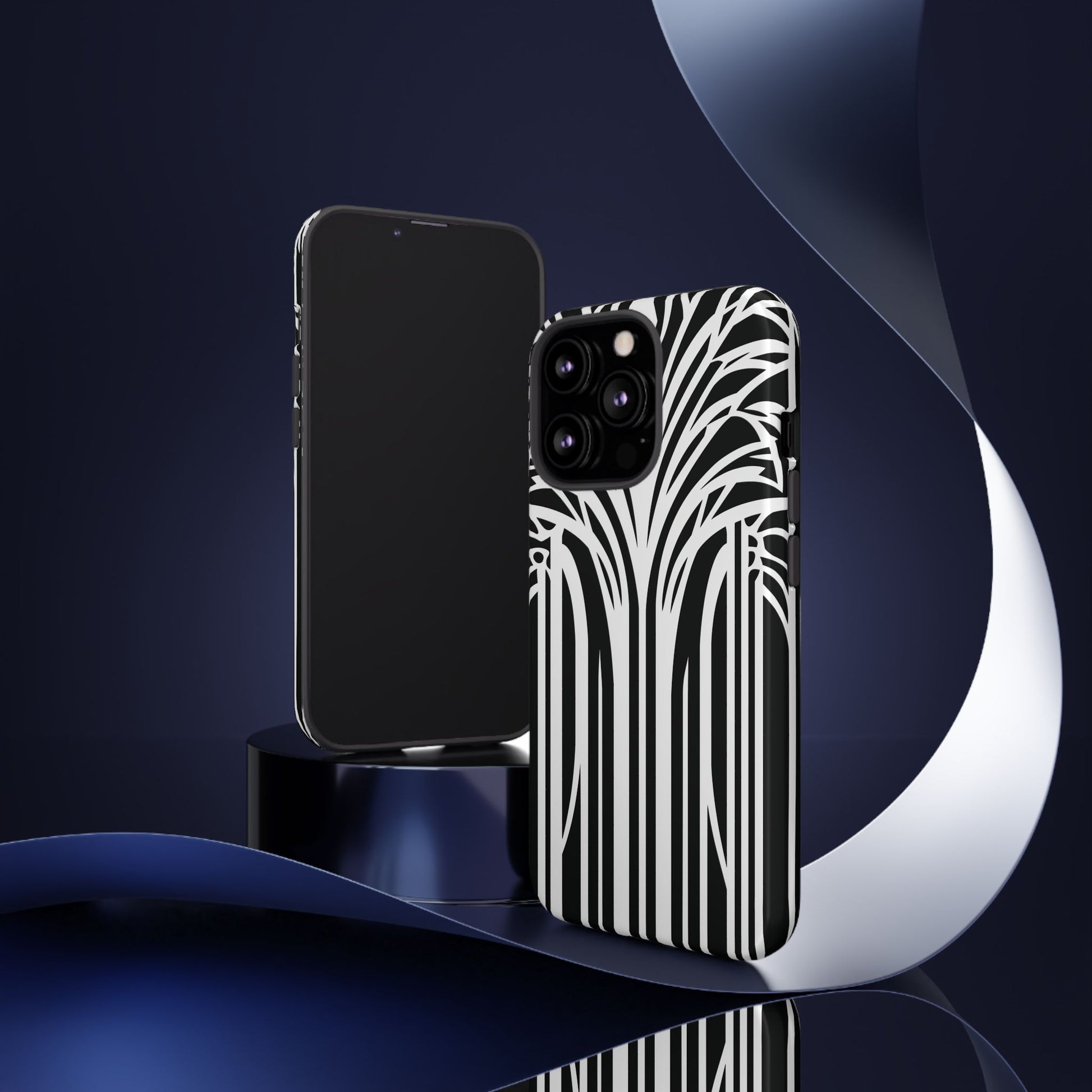 Blank White Art Deco Palm Tree Phone Case Design Lempicka Frank Lloyd Wright Prairie Style Stylish iphone 13 14 15 16 Pro Max Plus Galaxy