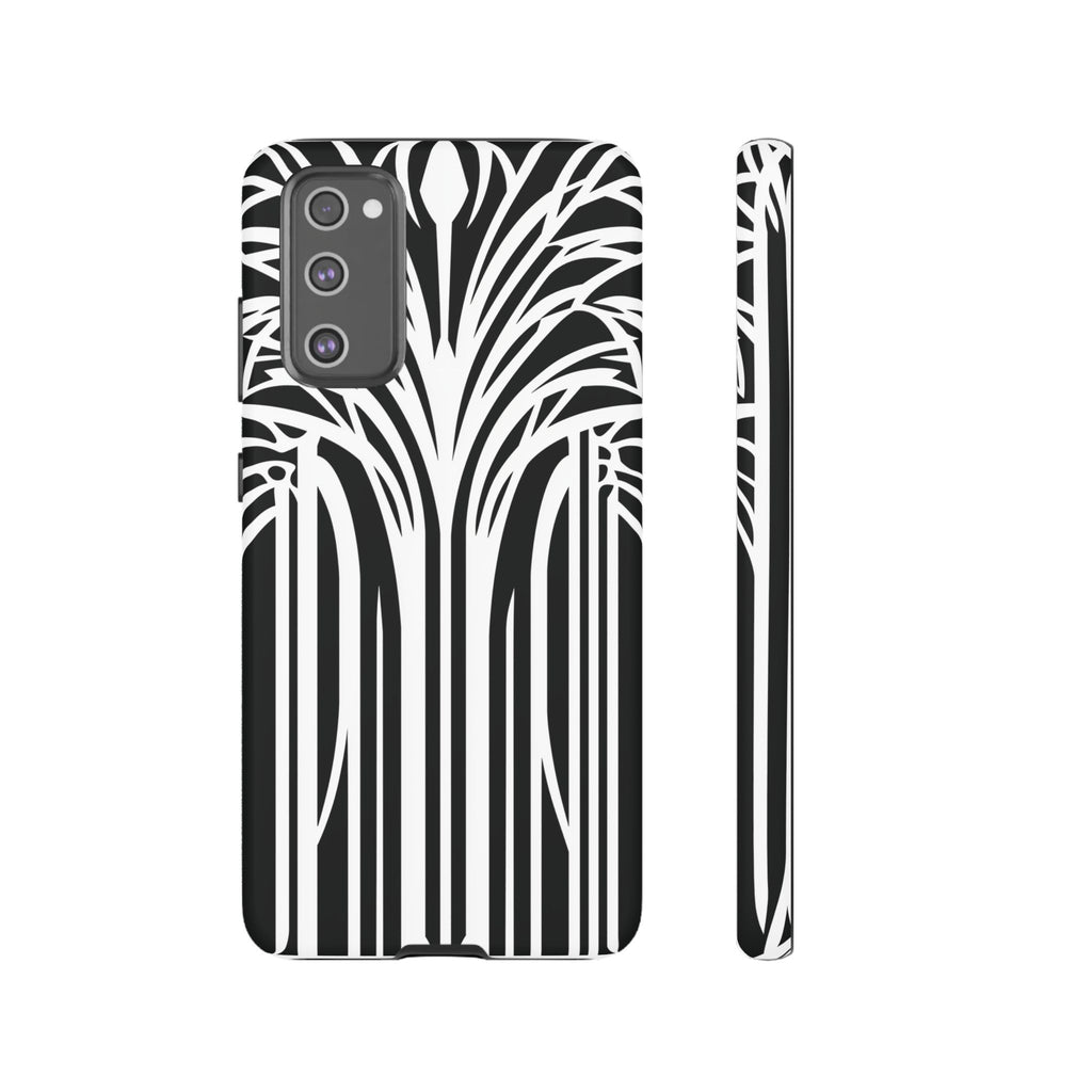 Blank White Art Deco Palm Tree Phone Case Design Lempicka Frank Lloyd Wright Prairie Style Stylish iphone 13 14 15 16 Pro Max Plus Galaxy