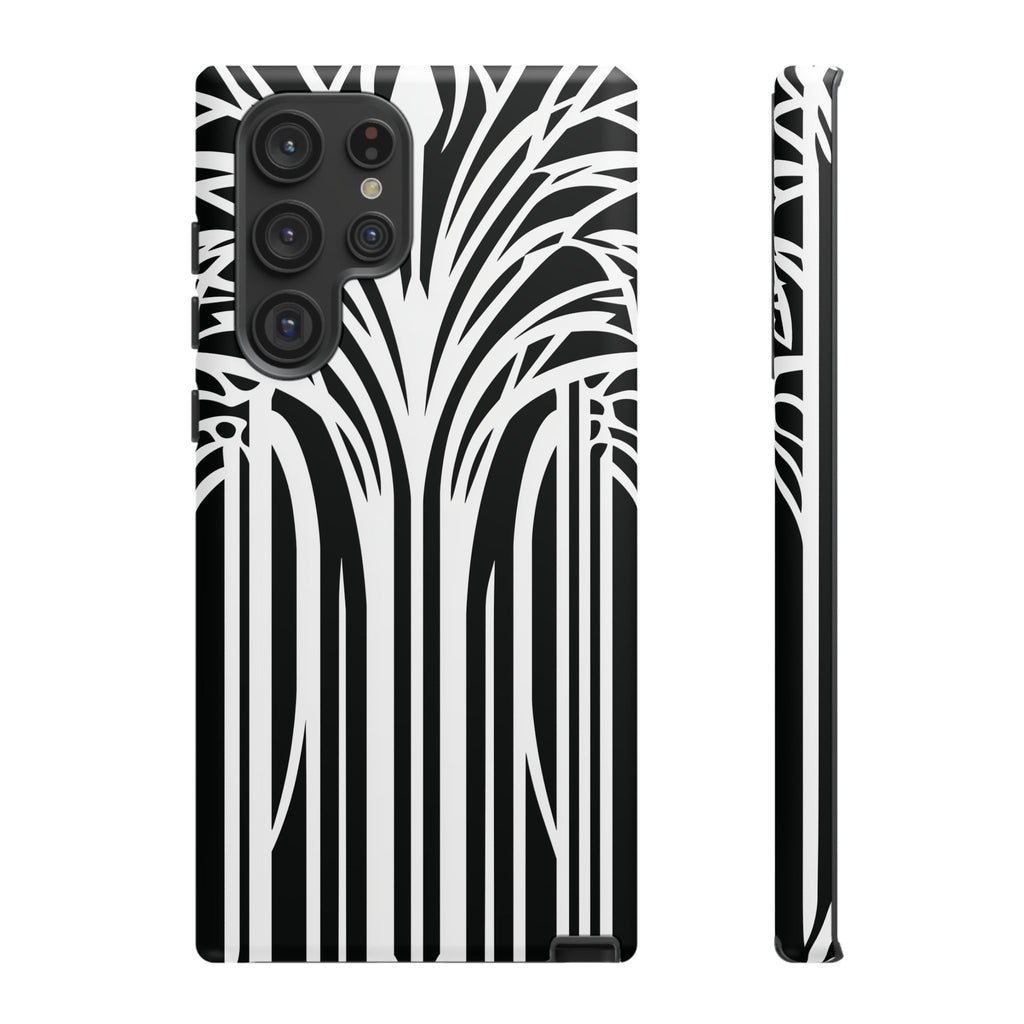 Blank White Art Deco Palm Tree Phone Case Design Lempicka Frank Lloyd Wright Prairie Style Stylish iphone 13 14 15 16 Pro Max Plus Galaxy