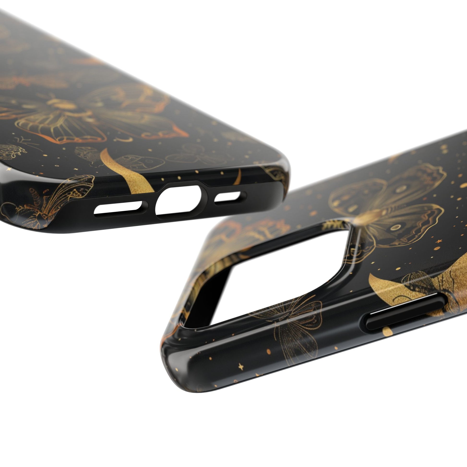 D Dark Academia Mystical Phone Case, Mystical Moth Phone Case, Vintage Magic Witchcraft iPhone Cover, Esoteric Nature Art, iPhone 15 Pro Max