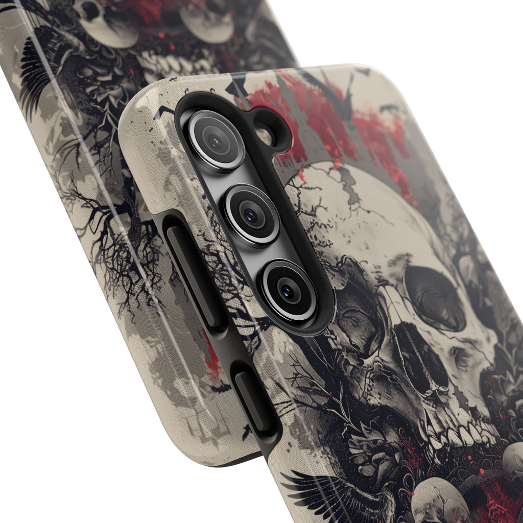Gothic Art Phone Case Skulls and Crows, Moth Phone Case, Moon and Tarot Phone Case, Halloween Spooky Season, Dark Academia iPhone 15 Pro Max