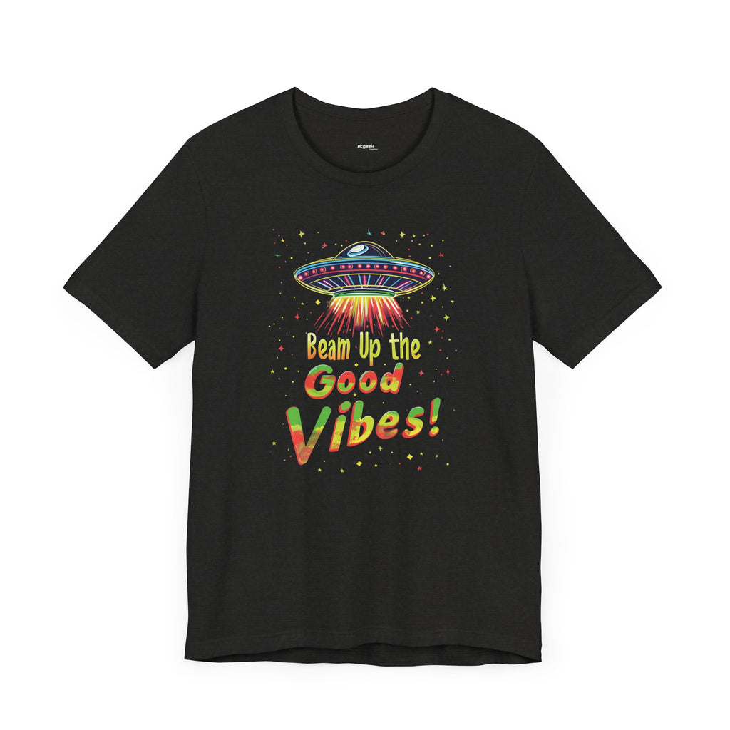 Positivity Nerd Shirt UFO Geek Shirt, Good Vibes SciFi Shirt Gamer Shirt, Funny Nerd Shirt, Nerd Humor, Funny Geek Shirt, Custom Graphic Tee