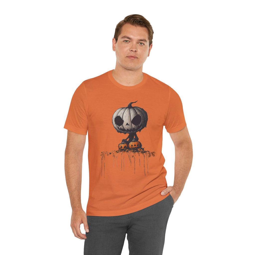 Halloween Spirit Graphic Tee Chillin' with the Pumpkin King