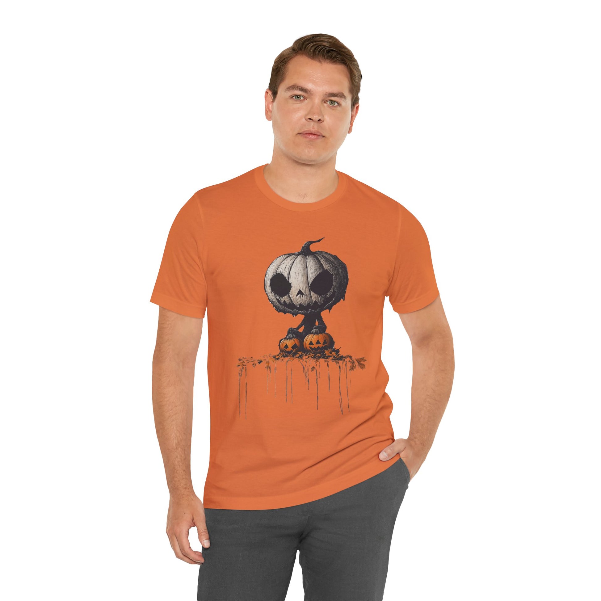 Halloween Spirit Graphic Tee Chillin' with the Pumpkin King