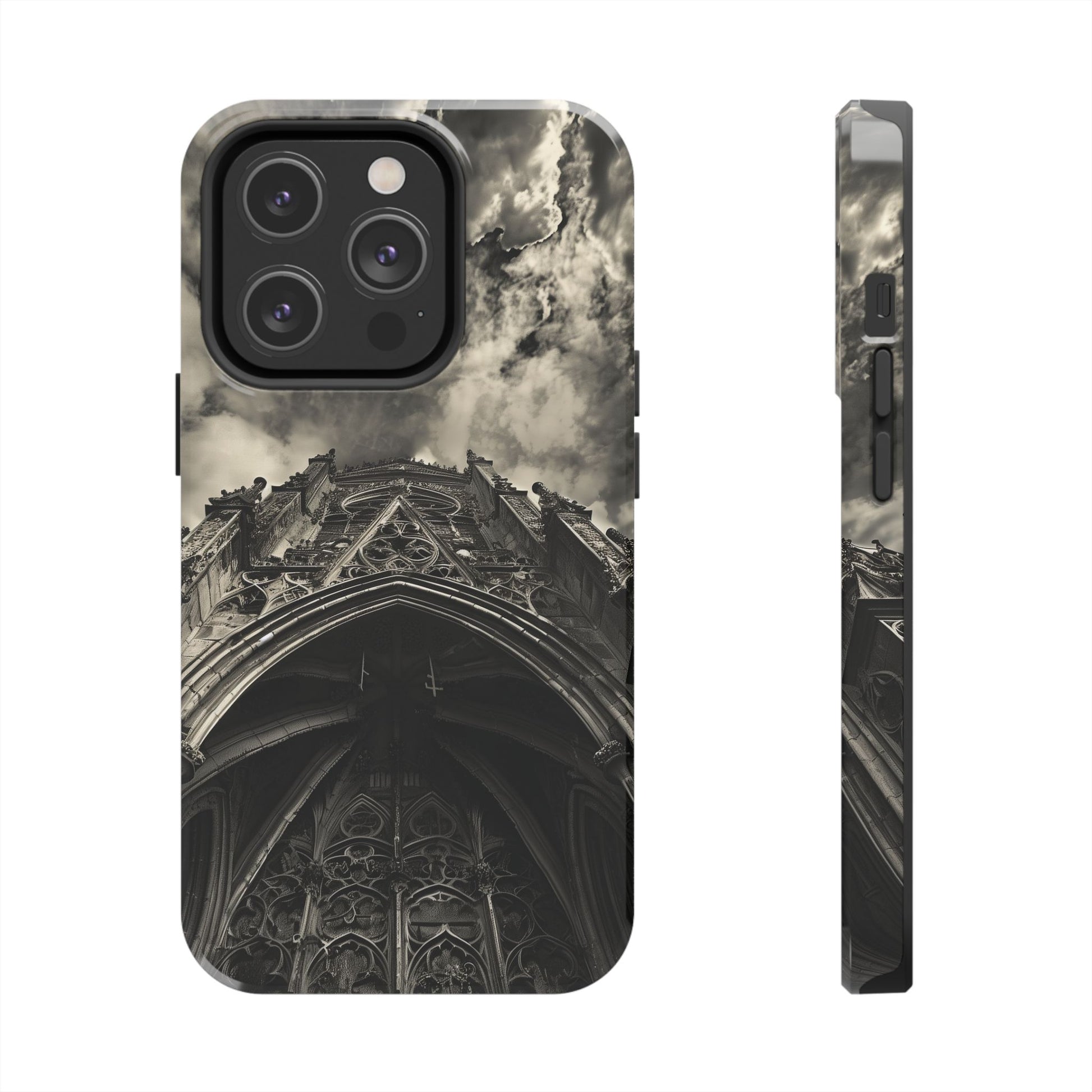 Gothic Art Phone Case Dark Academia, Cathedral Phone Case, Halloween Spooky Season, Gothic Architecture, Gargoyle Phone iPhone 15 Pro Max