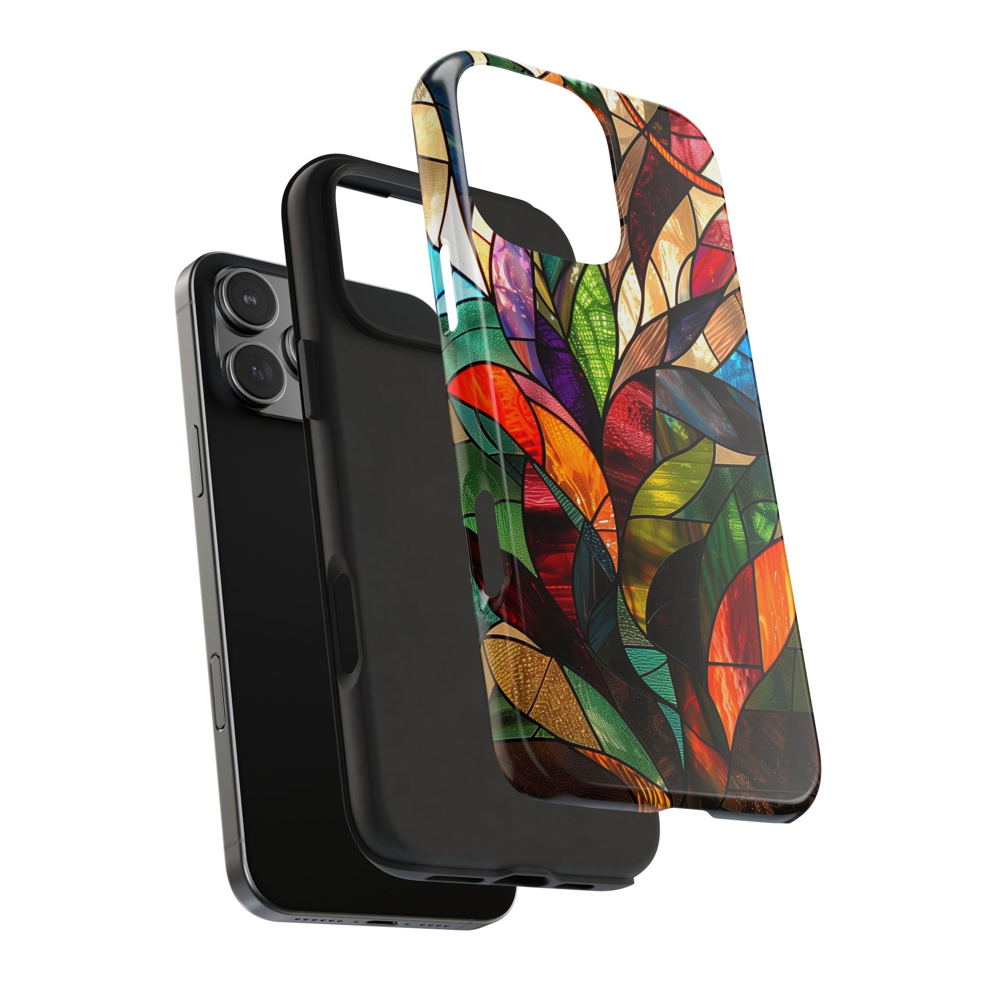 Frank Lloyd Wright Inspired Stained Glass Phone Case, Artistic iPhone Case, Architectural Design, Art Deco iphone Case, iphone 15 pro max