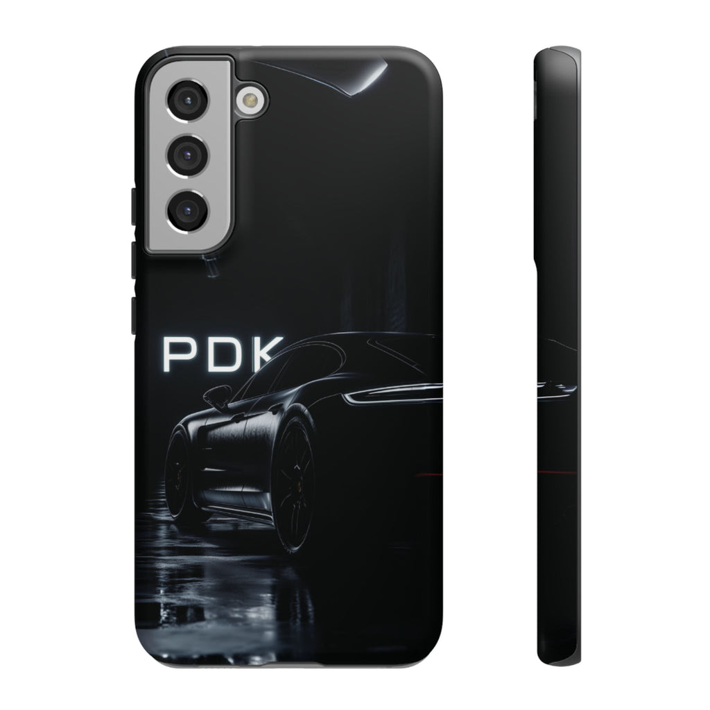 German Super Sports Car Phone Case Car Lover Gift Inspired Neon Sign Font iPhone 13 14 15 16 Pro Max Double Clutch Granny Shifting